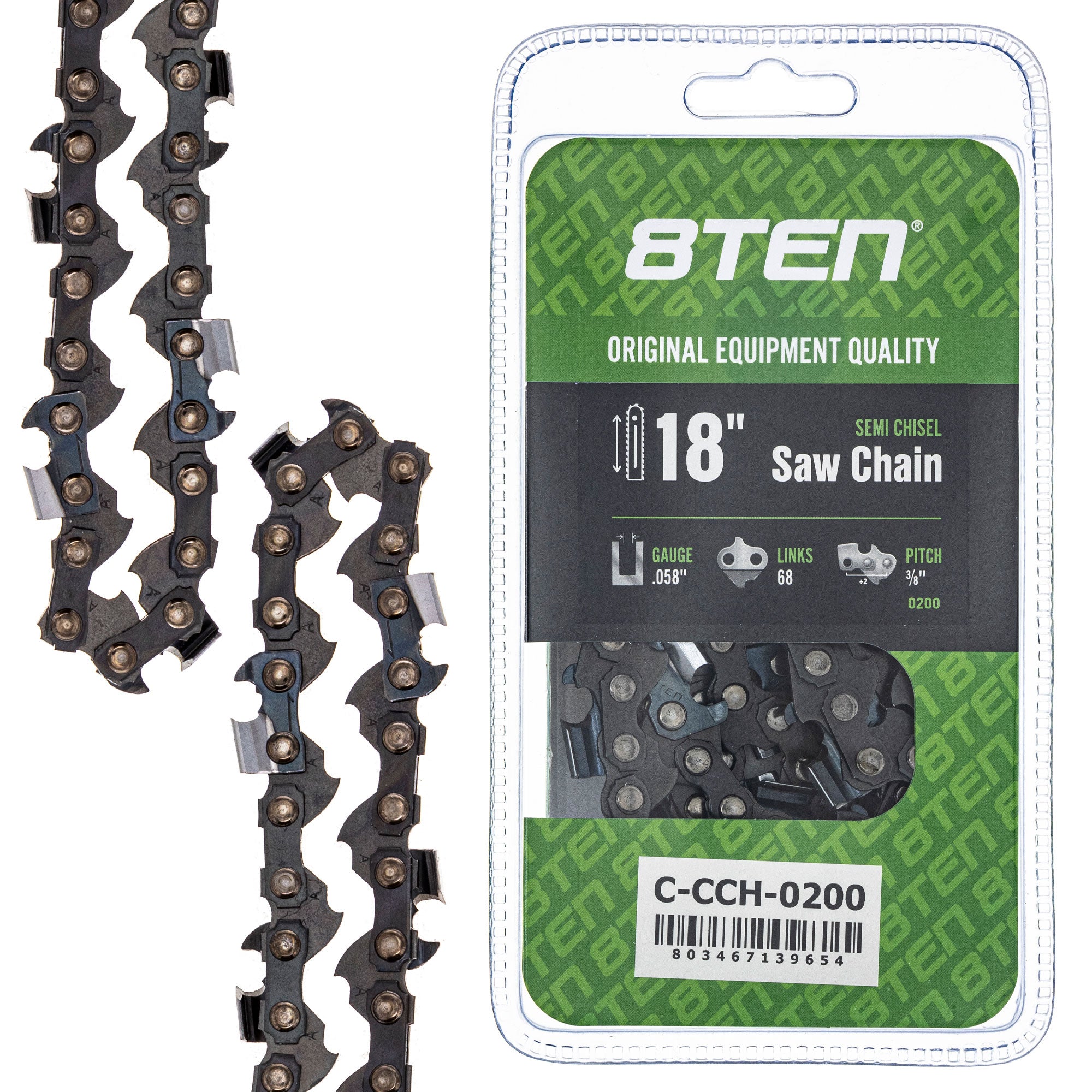 8TEN MK1010342 Guide Bar & Chain for S-65 S-55 S-50 R-440