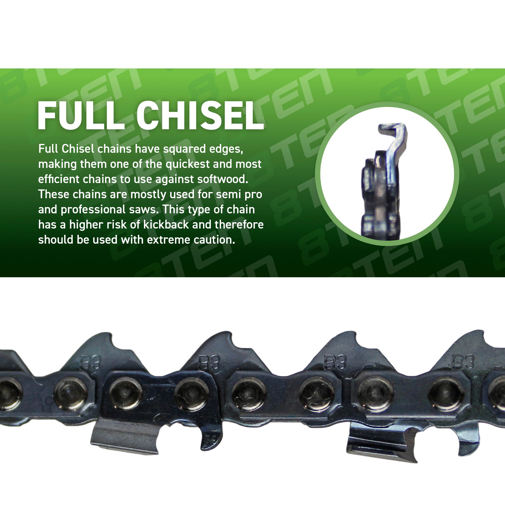 18" Chainsaw Guide Bar & Chain .050 3/8 66DL for Stihl 30030008817
