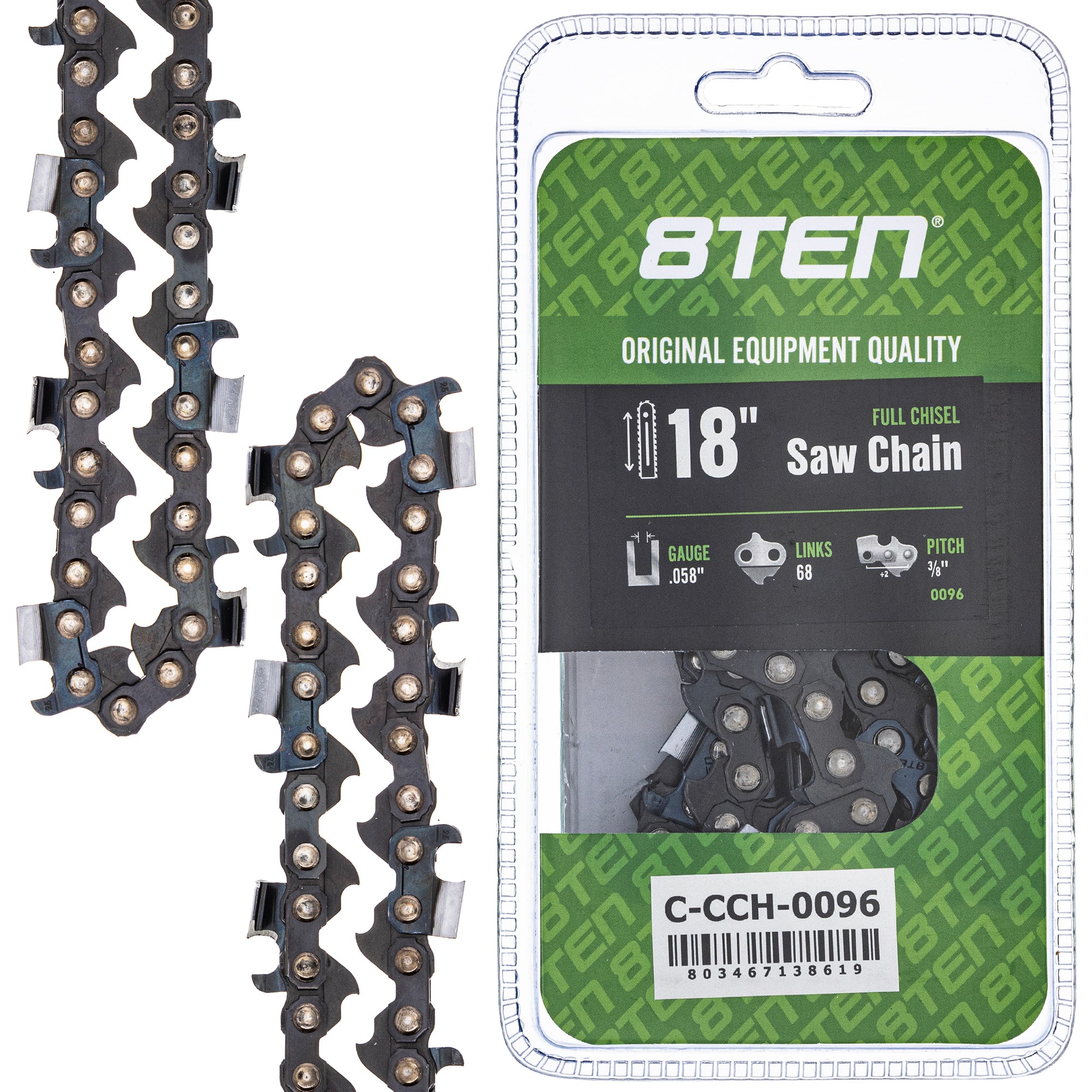 8TEN MK1010386 Guide Bar & Chain for S-65 S-55 S-50 R-440