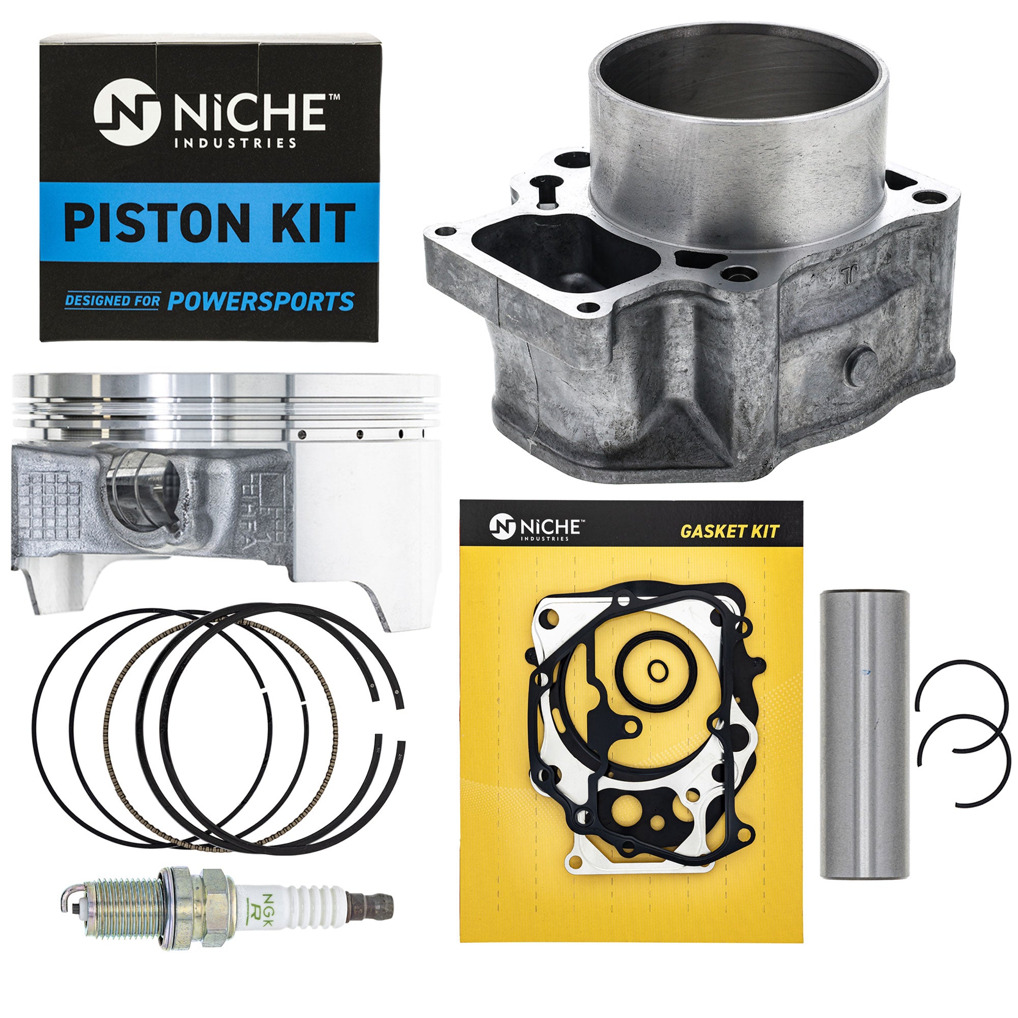 Piston Gasket Spark Plug Kit for Pioneer FourTrax NICHE MK1011879
