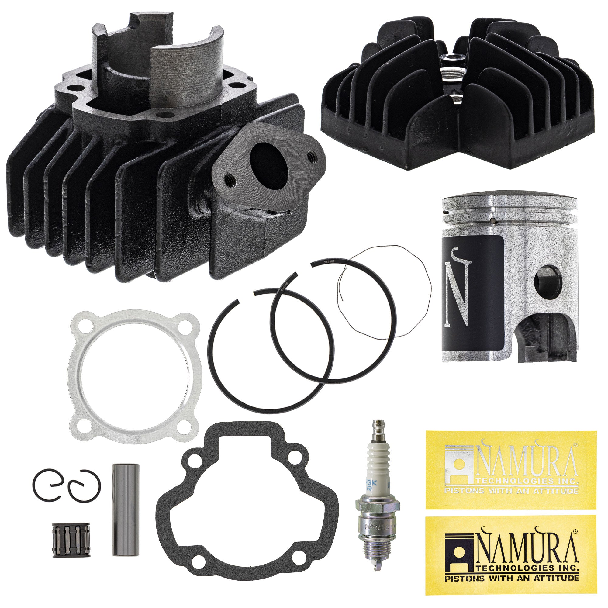 Cylinder Namura Piston Cylinder Head Gasket Spark Plug Kit for PW50 NICHE MK1012523