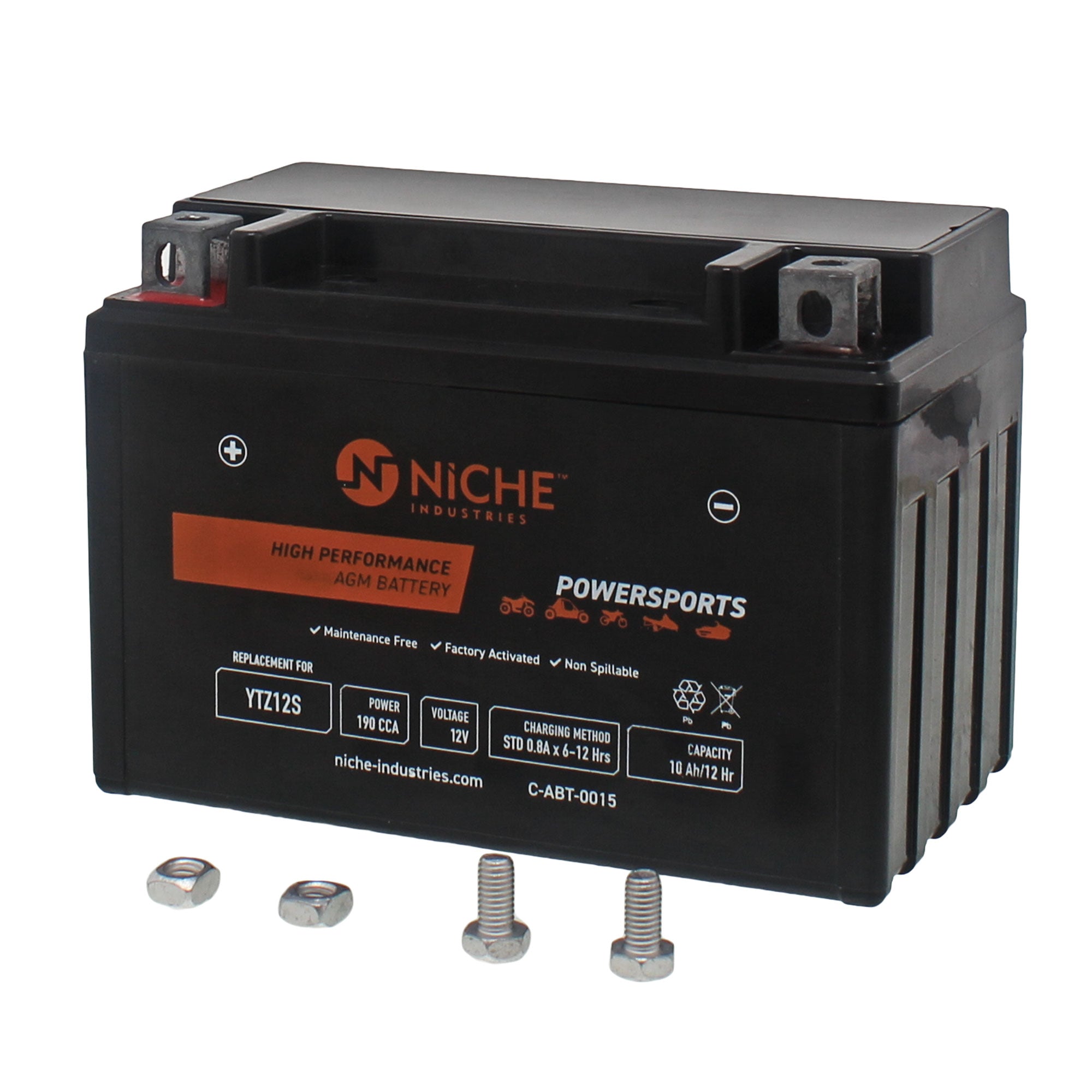 NICHE Maintenance Free Battery YTZ-12S00-00-00
