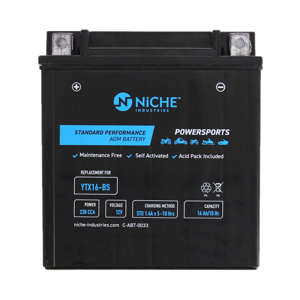 NICHE AGM Battery K2601-21371 33630-31G01 33630-31G00