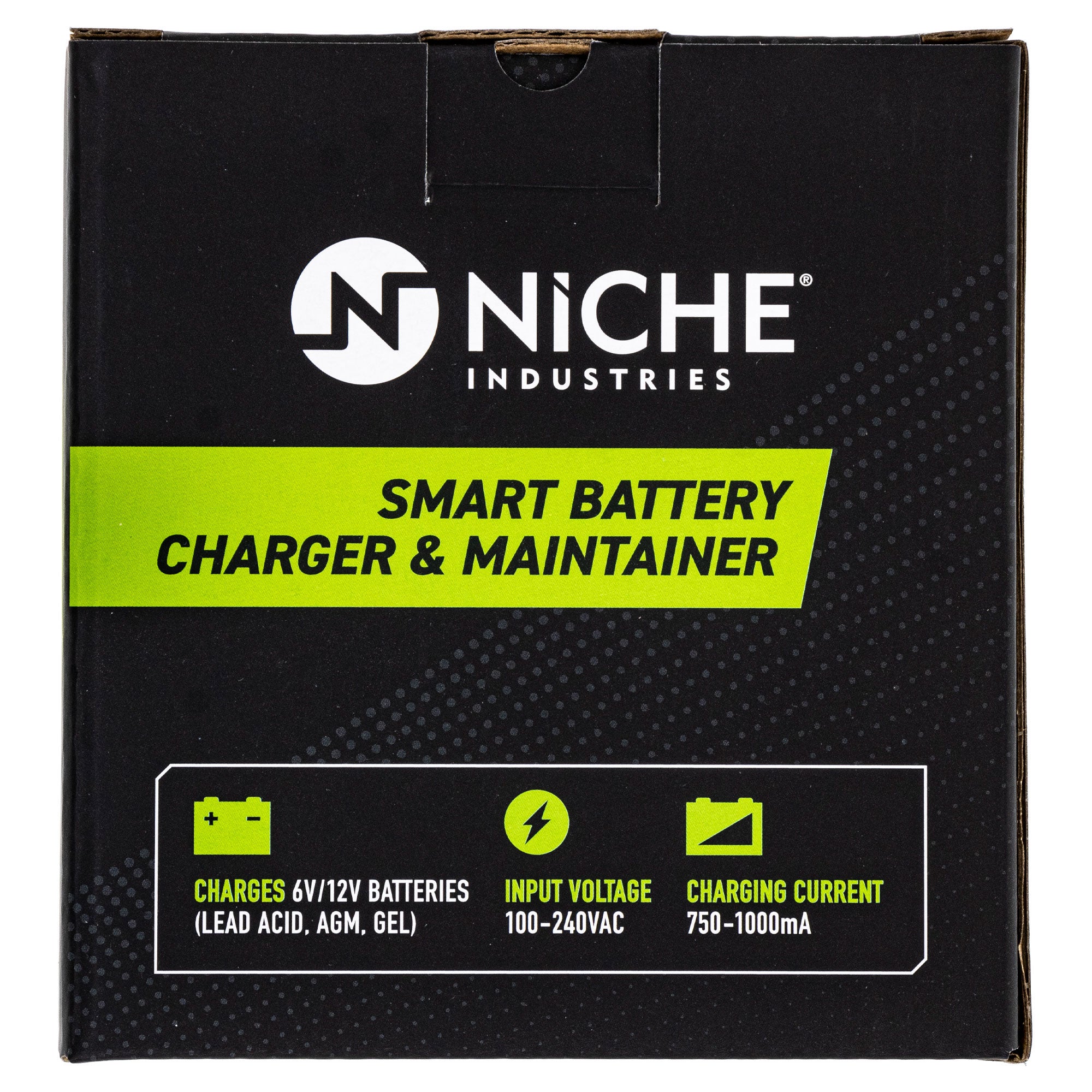 1-AMP Fully-Automatic LCD Smart Battery Charger 12-volt Trickle 2 Pack