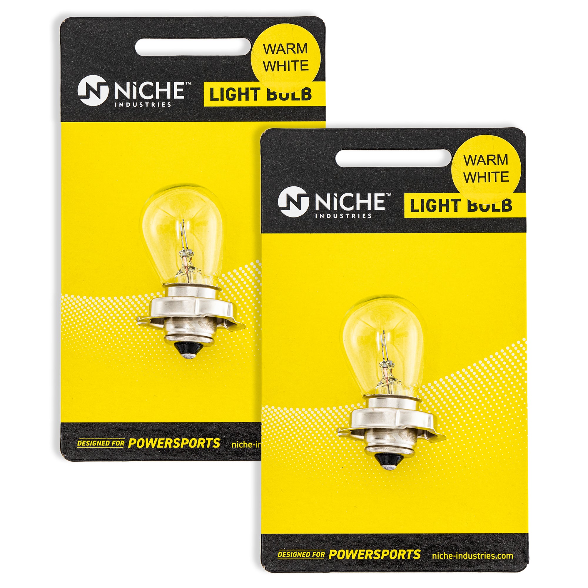 Headlight Bulb 2-Pack for Arctic Cat Textron Off Cat 3305-827 NICHE 519-CBL2238B