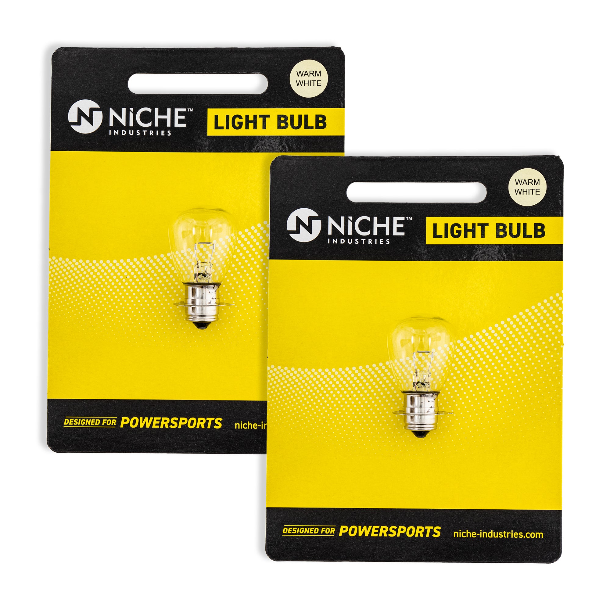 Headlight Bulb 2-Pack for Arctic Cat Textron Cat 0609-004 0115-036 NICHE 519-CBL2230B