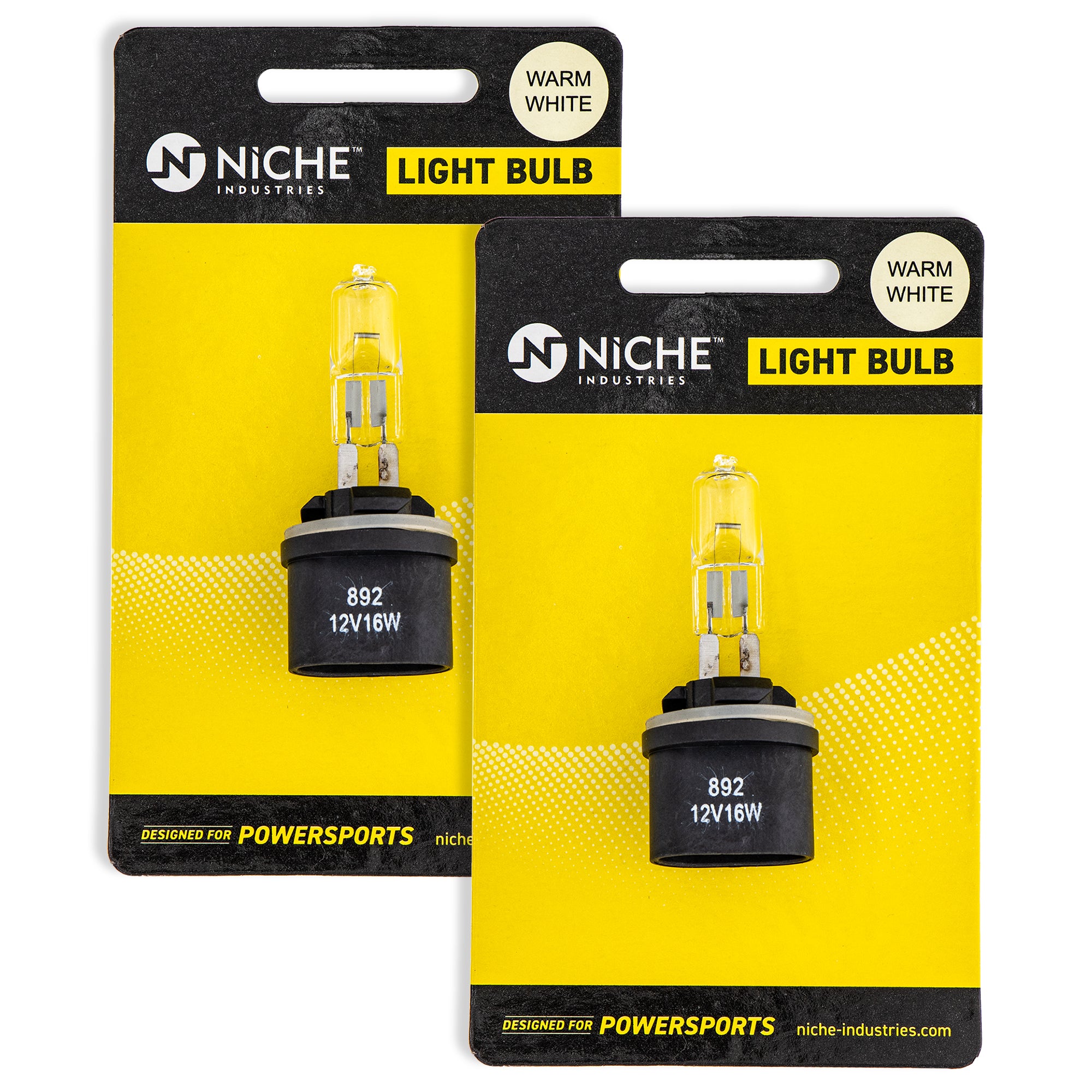 Headlight Light Bulb 2-Pack for BRP Can-Am Ski-Doo Sea-Doo Mini 415128619 NICHE 519-CBL2231B