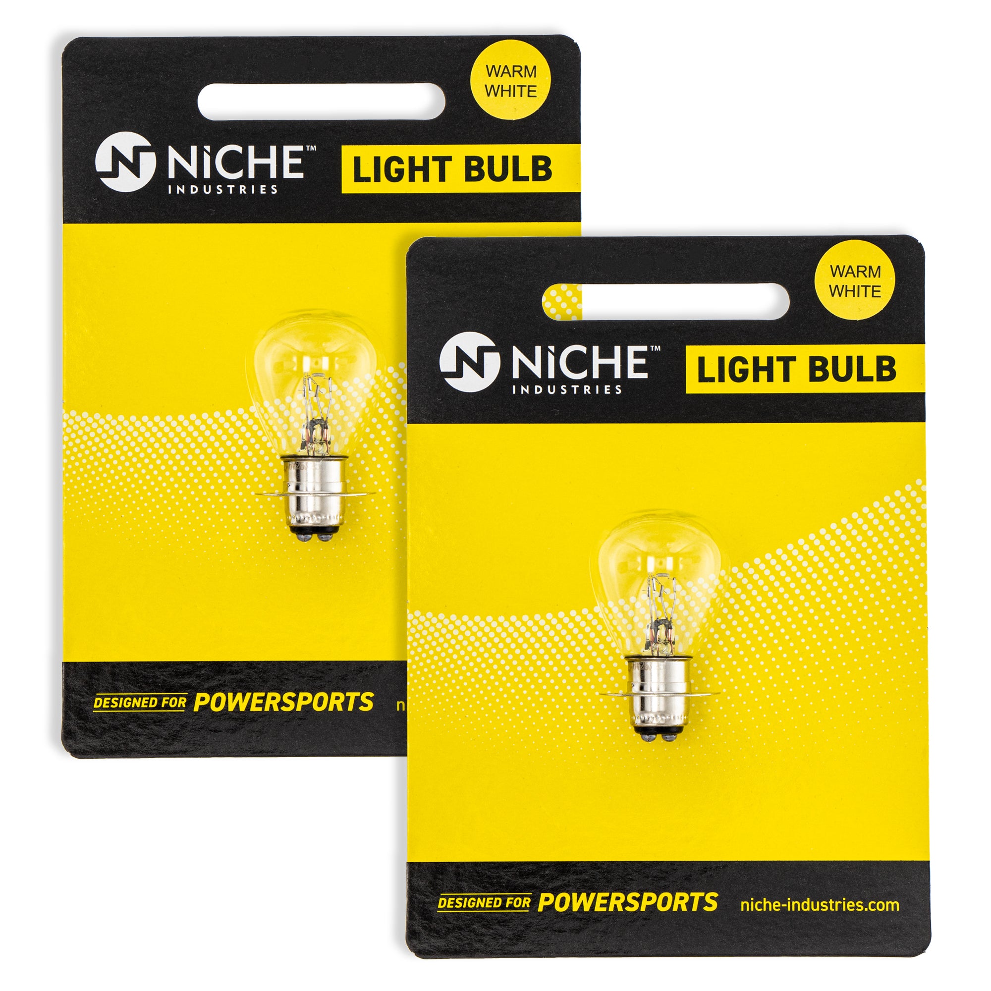 Headlight Bulb 2-Pack for Yamaha TY175 CT1 359-84114-00-00 NICHE 519-CBL2254B