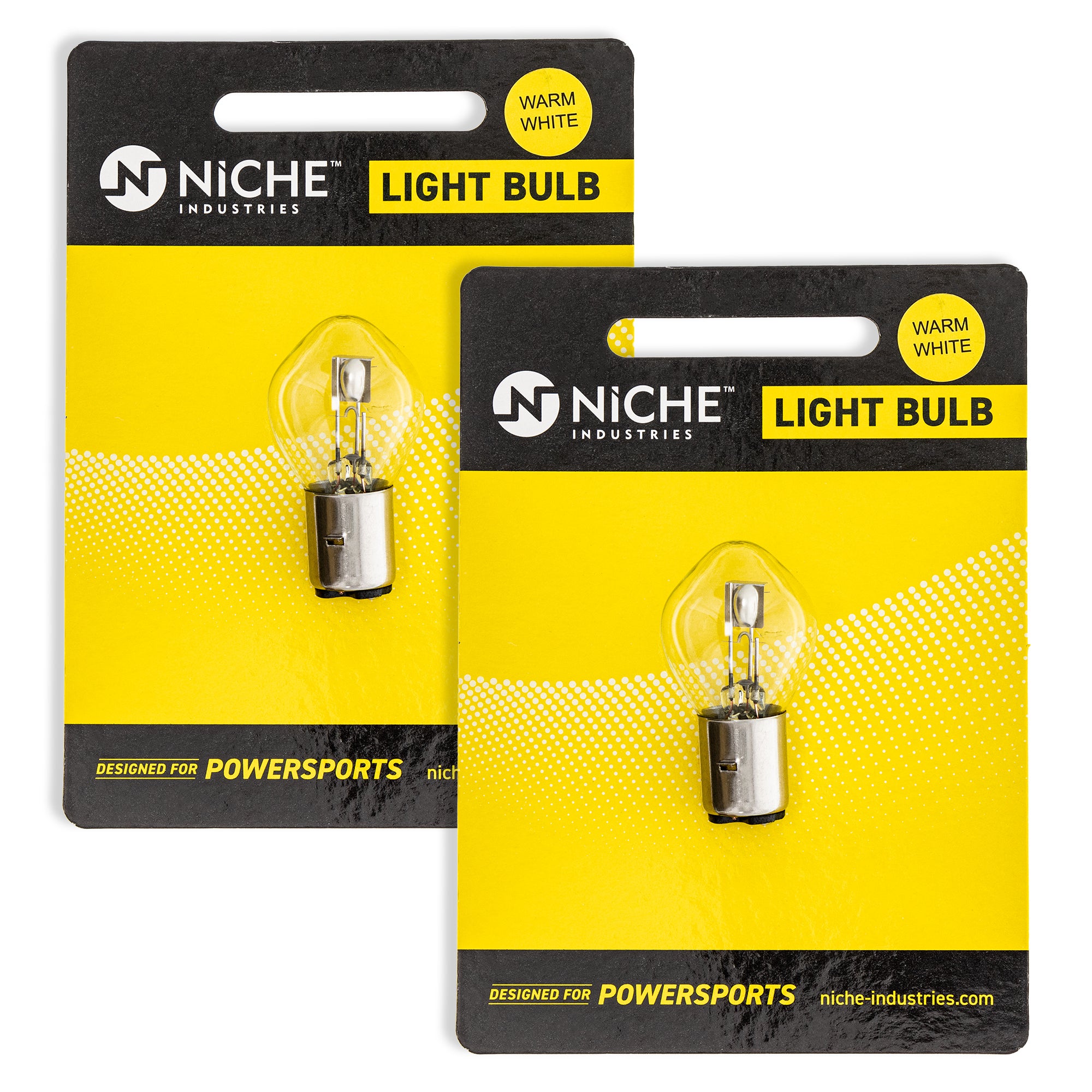 Headlight Bulb 2-Pack for Polaris KTM Phoenix 690 620 550 452727 44111038000 0452727 NICHE 519-CBL2258B