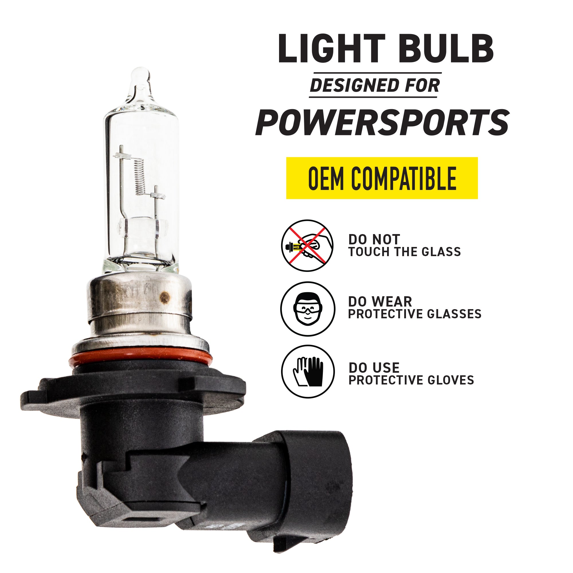 HB3 Headlight Bulb for Can-Am Maverick X3 Commander 1000 2 Pack