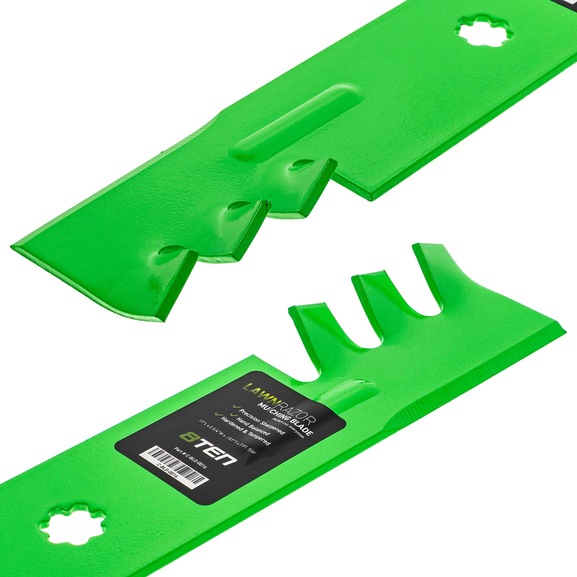 LawnRAZOR Blade Set for John Deere AM141035 GX21784 GX21786 Toothed