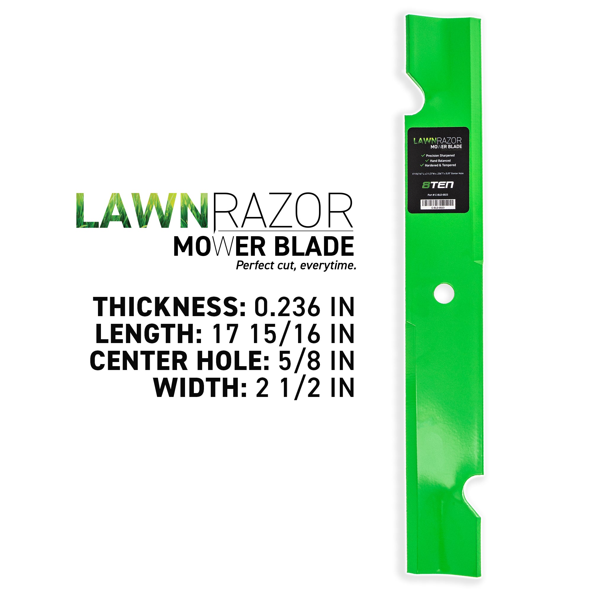 8TEN LawnRAZOR Blade 2-Pack 038-3000-00 103-6582-S