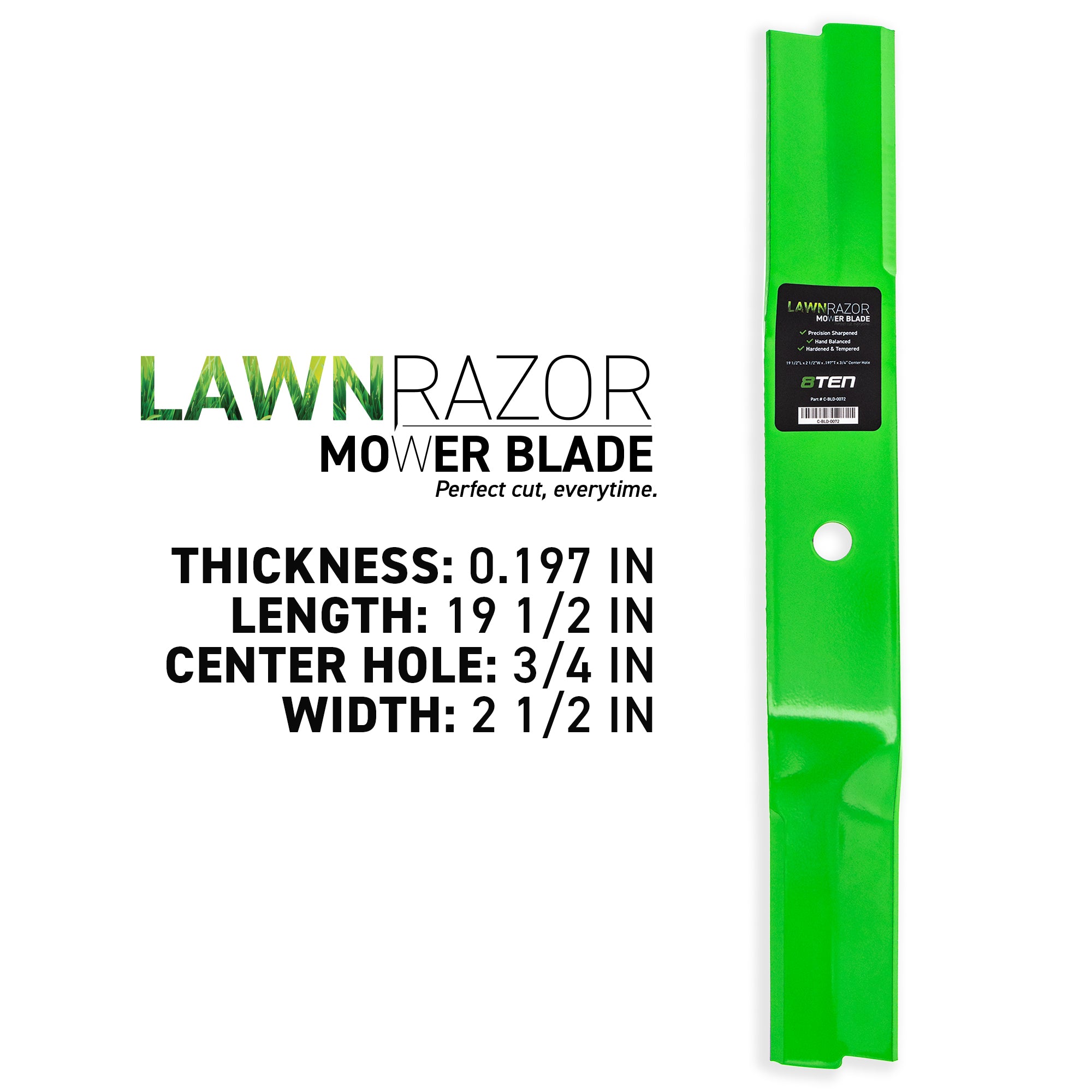 8TEN 810-CBL2294D LawnRAZOR Deck Mower Blade for zOTHER Stens Oregon