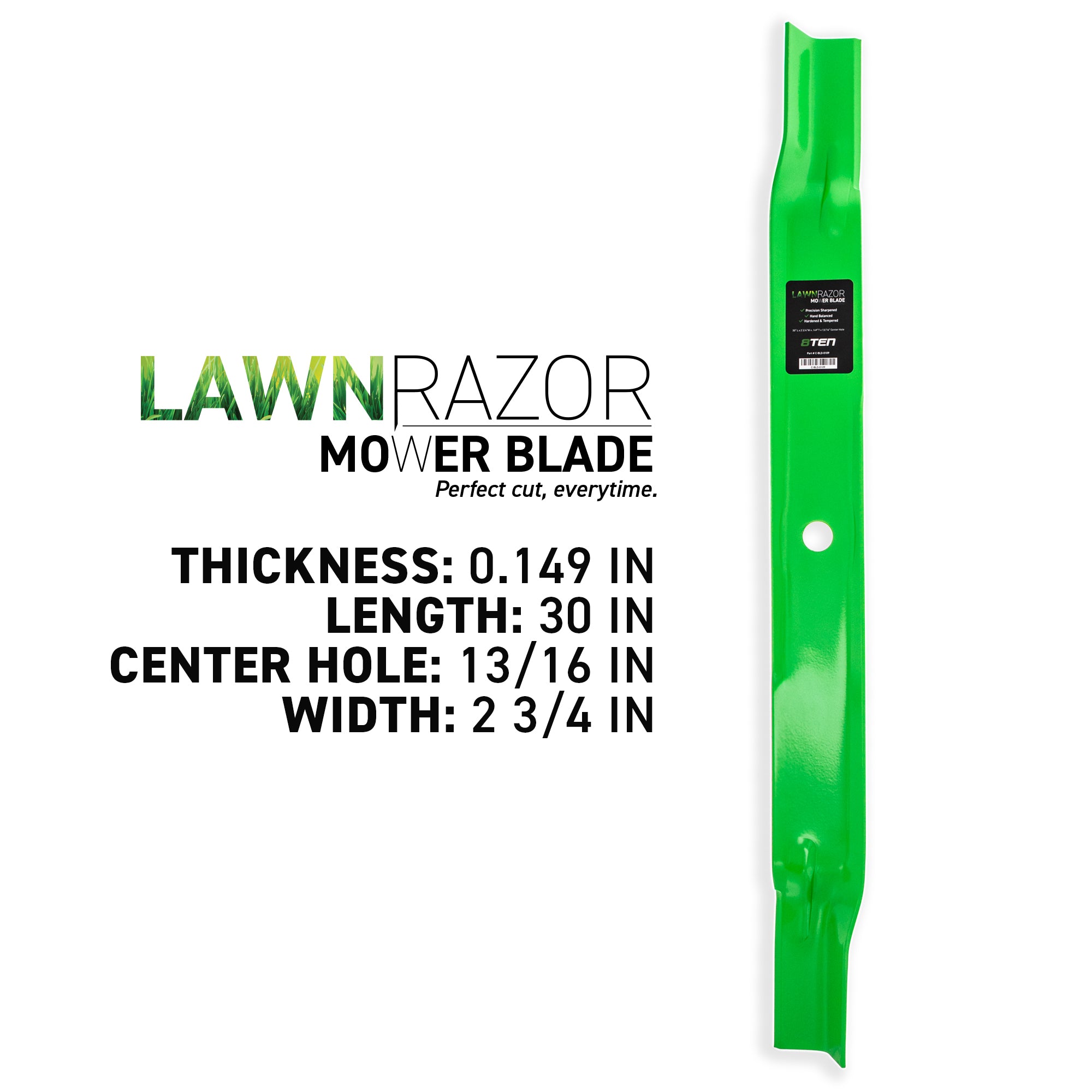 8TEN LawnRAZOR Mower Blade 2-Pack 56060E701 5557