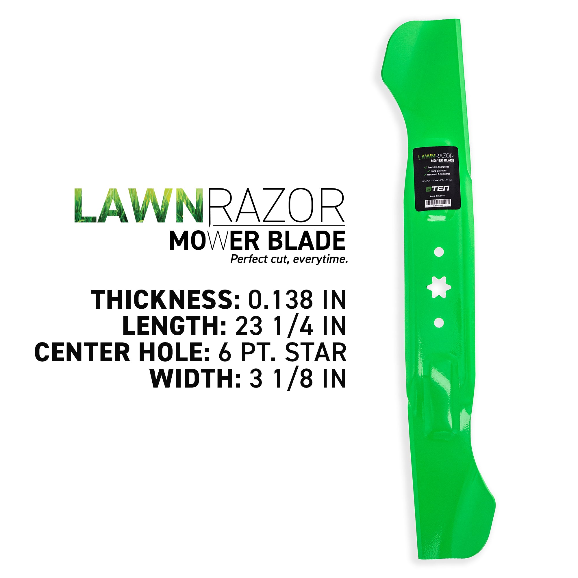 8TEN LawnRAZOR Blade 2-Pack 742-04244 942-04244