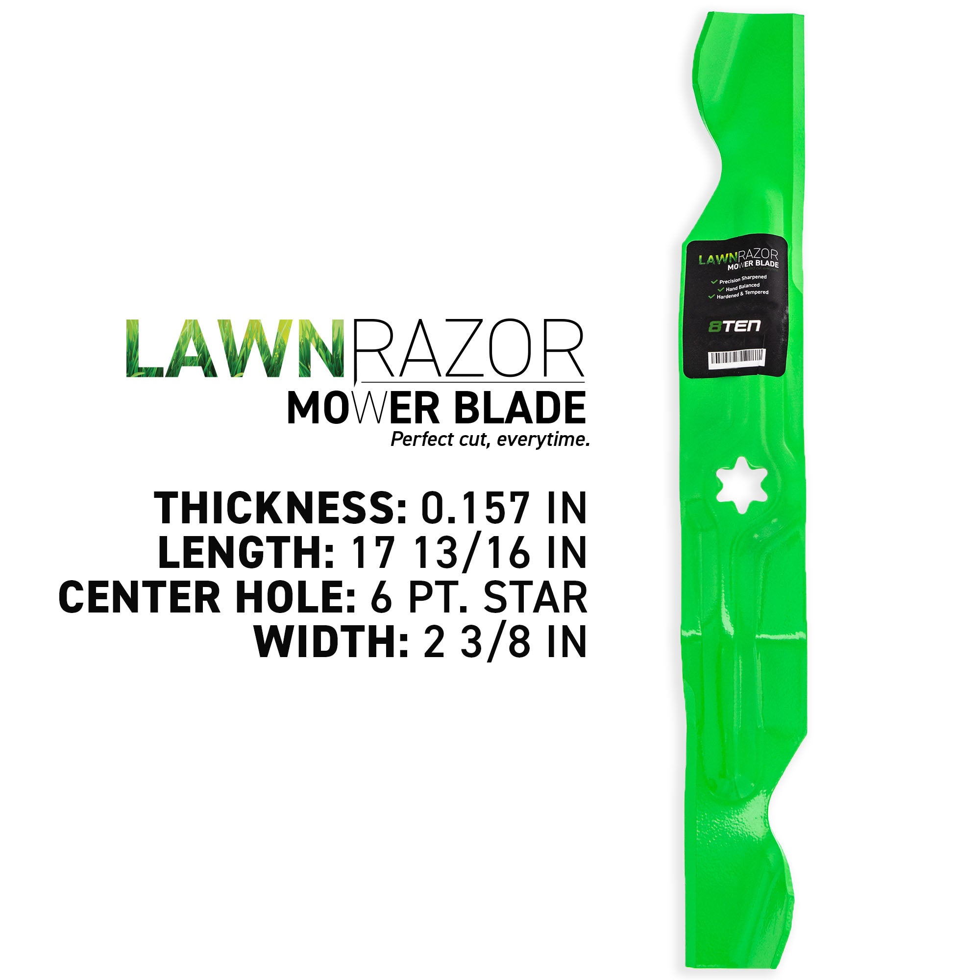 8TEN LawnRAZOR Blade 3-Pack SPM199562627 OEM-742-04053