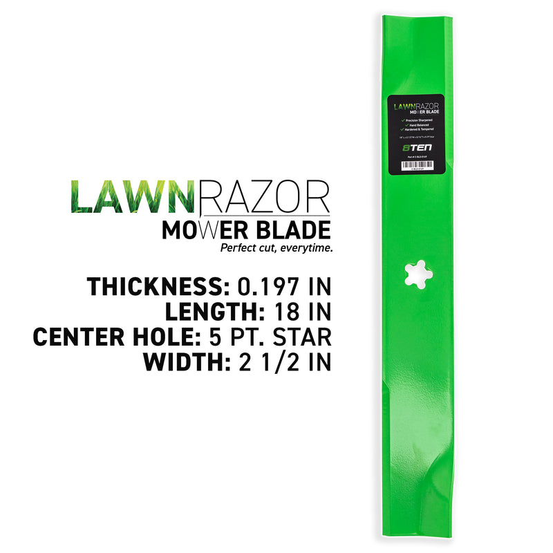 8TEN LawnRAZOR Blade 3-Pack B1PD5175 B1HV2203 B1EP1017