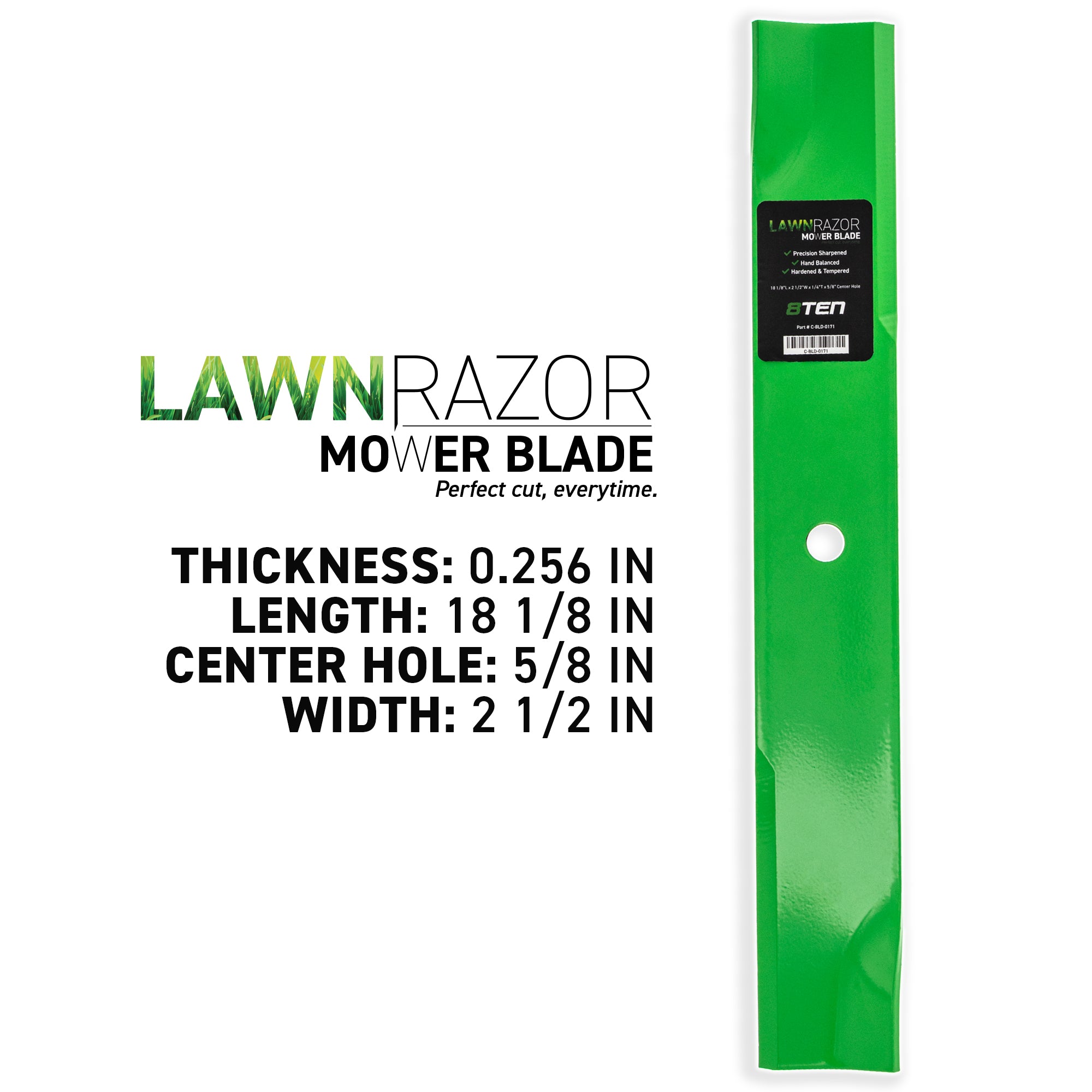 8TEN LawnRAZOR Deck Blade Set 3-Pack 5021227S