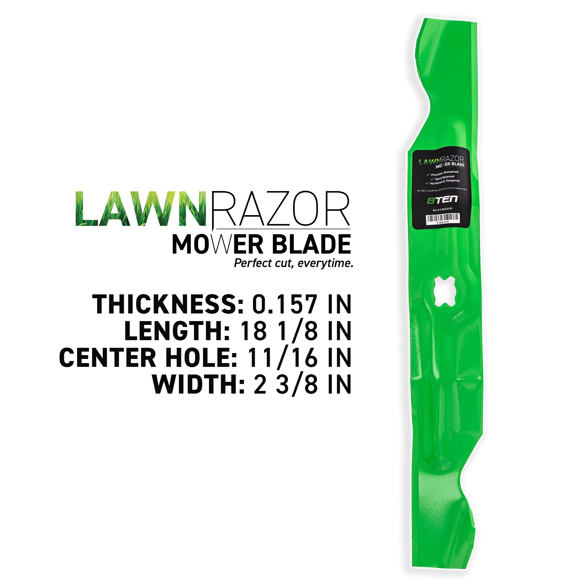 8TEN LawnRAZOR Blade 2-Pack 742-04154 942-04154