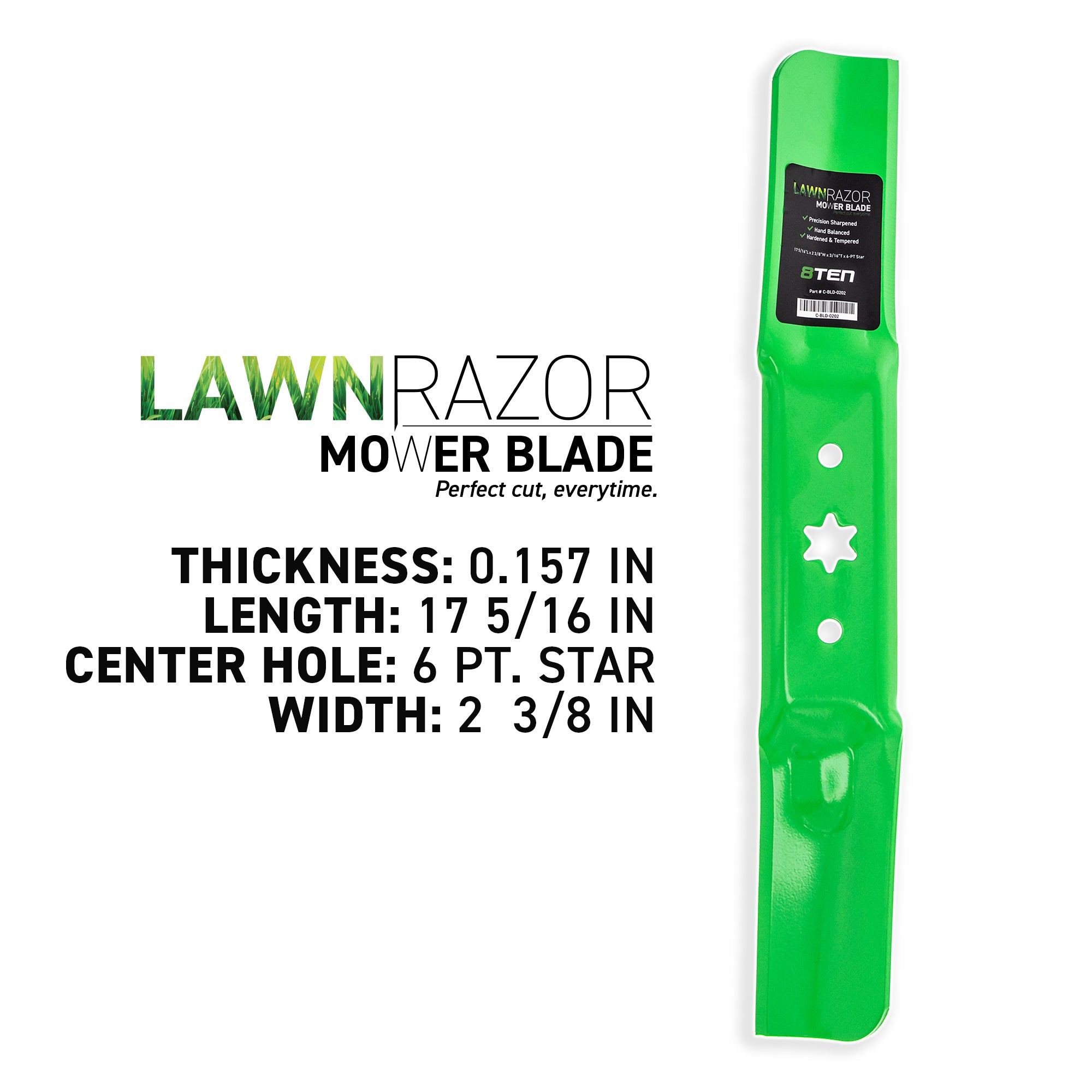 8TEN LawnRAZOR Blade 2-Pack 742-05052A 942-05052A