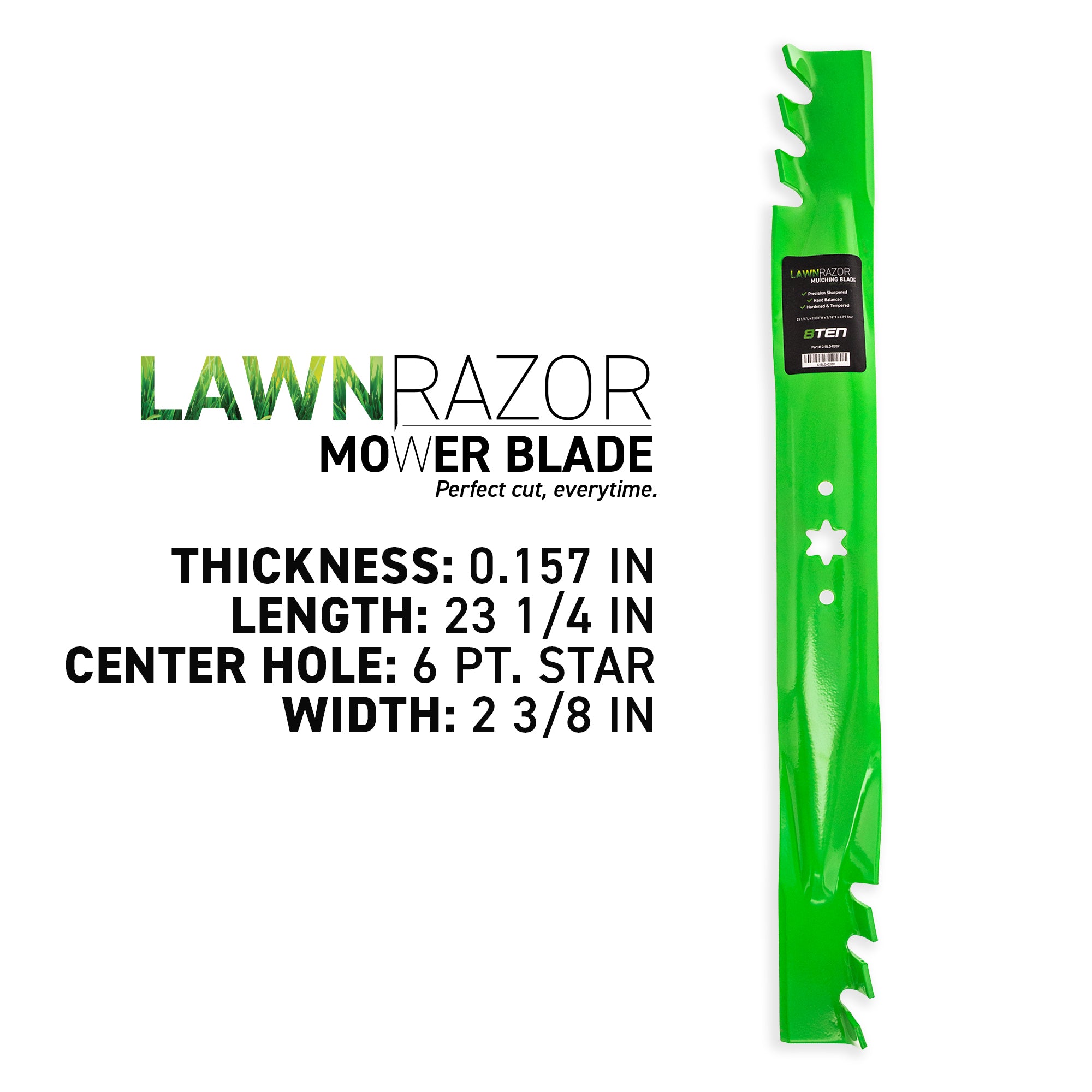 8TEN LawnRAZOR Mulching Blade 2-Pack OCC-742-04244