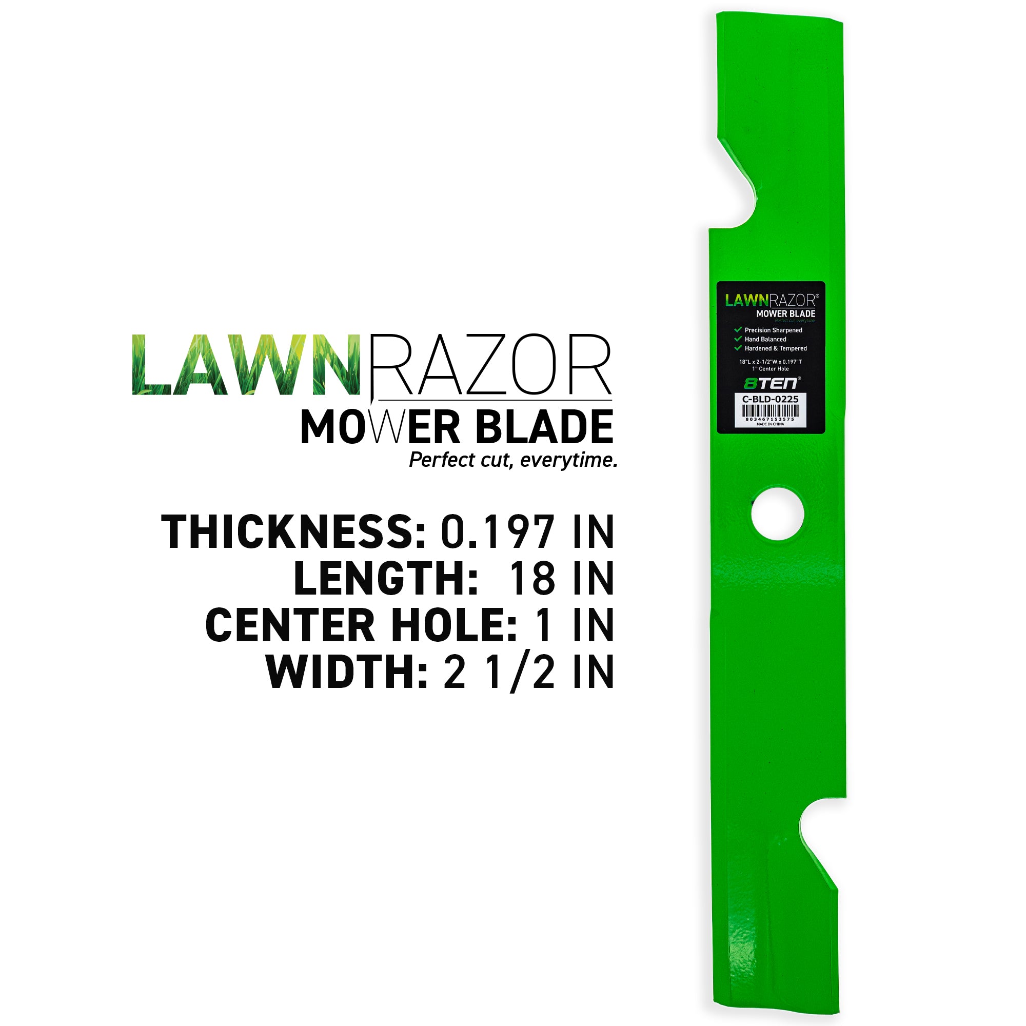 8TEN 810-CBL2447D LawnRAZOR Mower Blade for zOTHER Walbro Toro