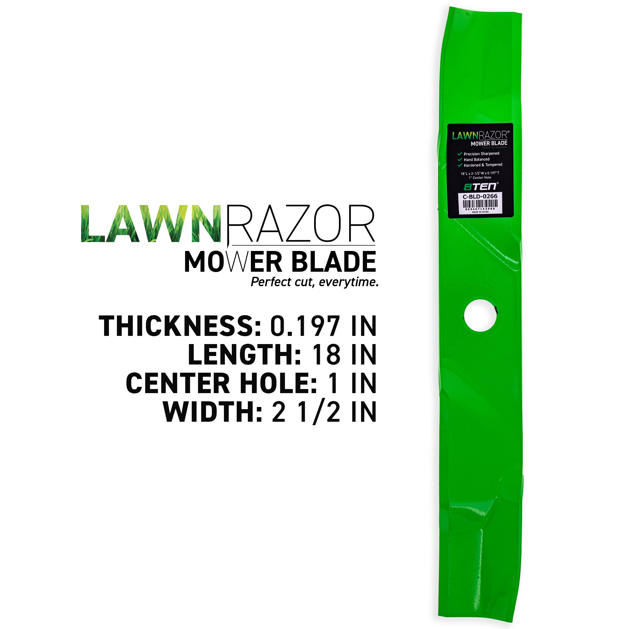 8TEN 810-CBL2488D LawnRAZOR Mower Blade for zOTHER Walbro Toro