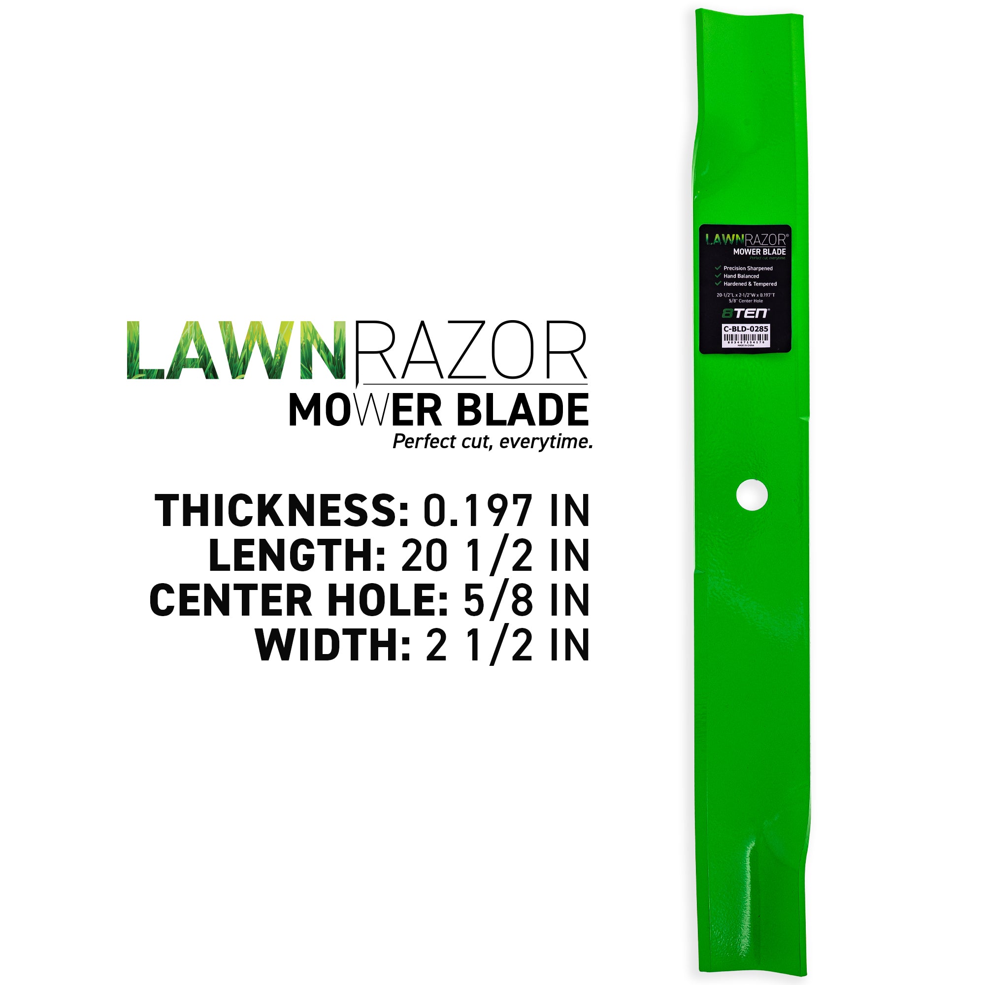 8TEN 810-CBL2407D LawnRAZOR Mower Blade for zOTHER Toro Exmark Turf