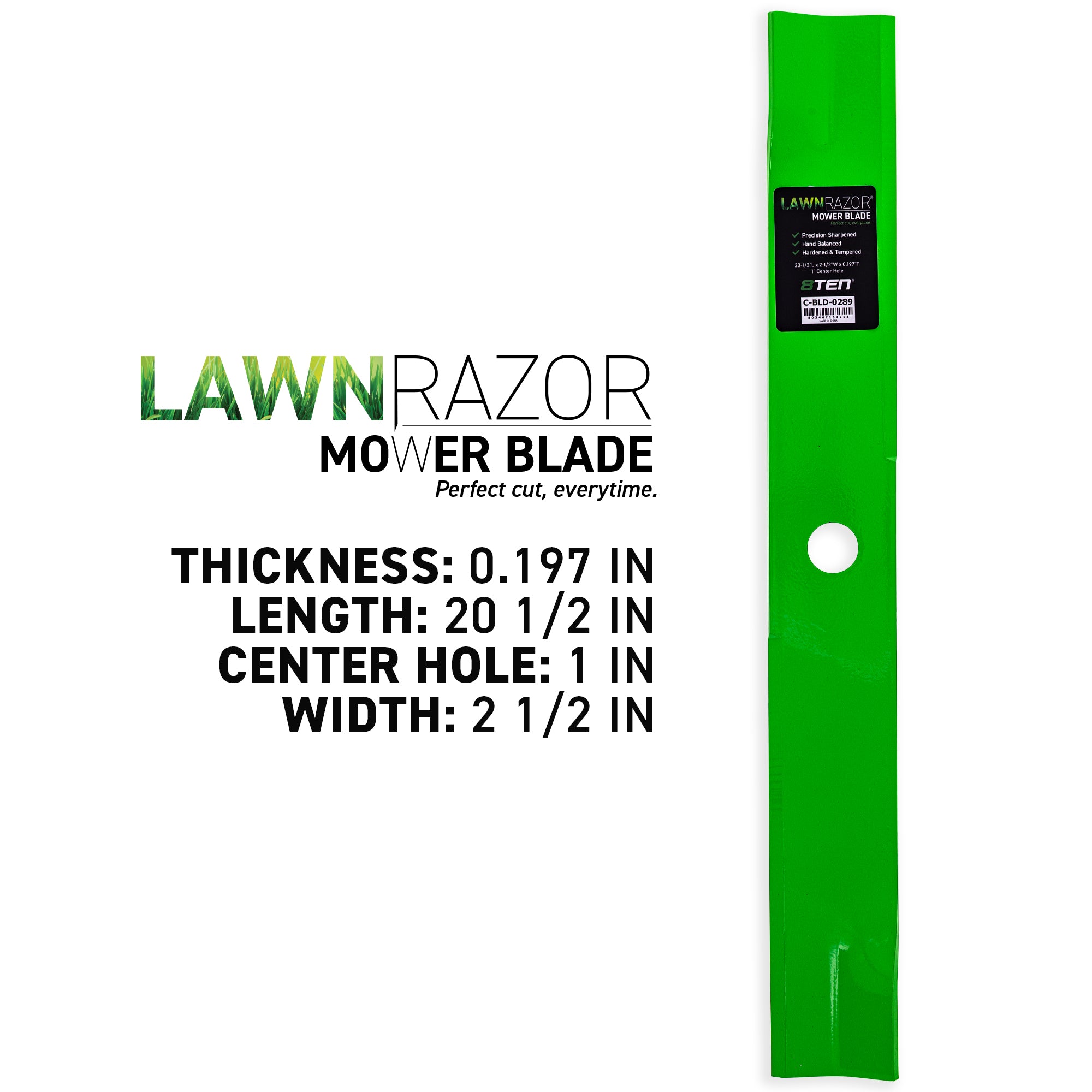 8TEN 810-CBL2401D LawnRAZOR Mower Blade for Toro Exmark Oregon