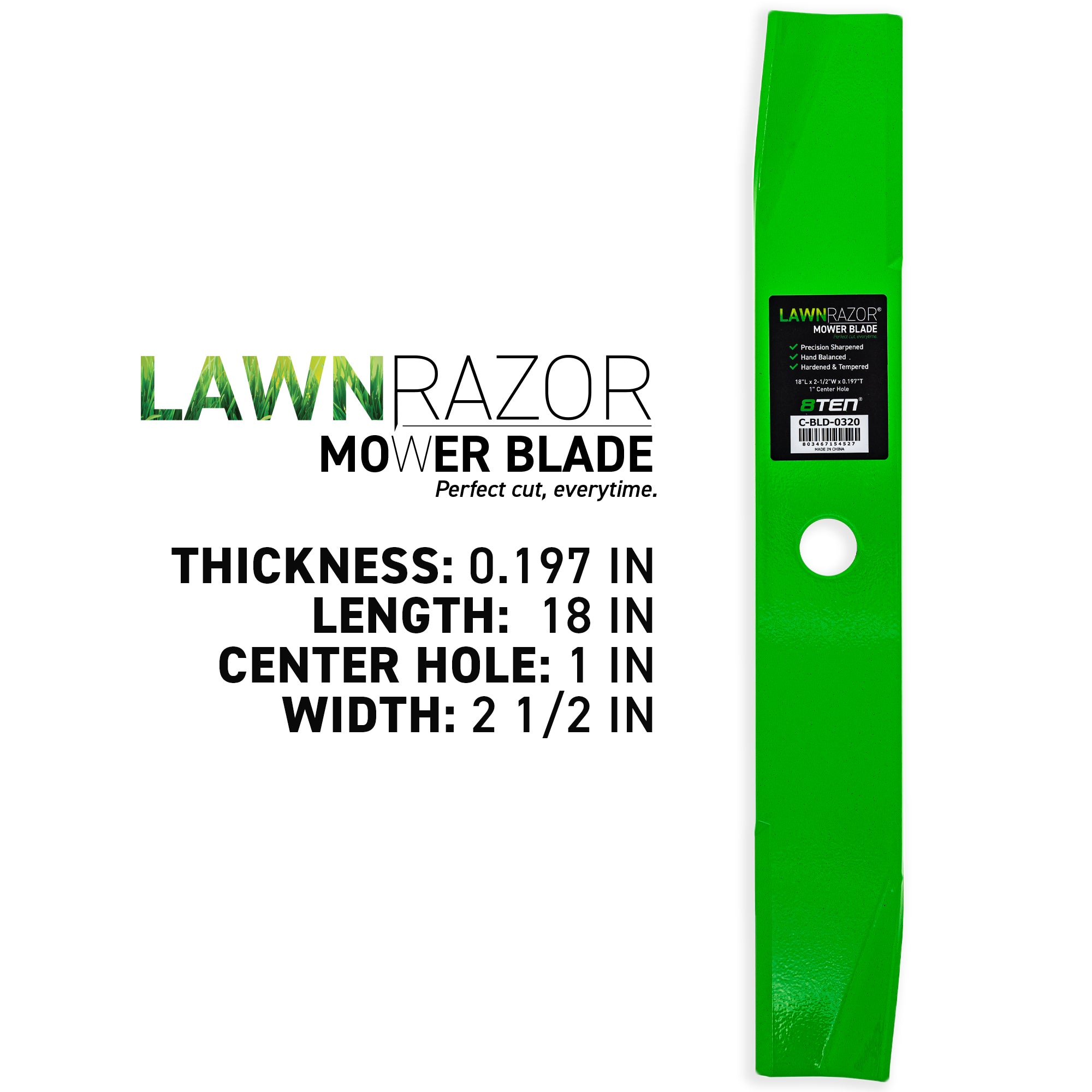 8TEN 810-CBL2542D LawnRAZOR Mower Blade for zOTHER Toro Exmark Quest