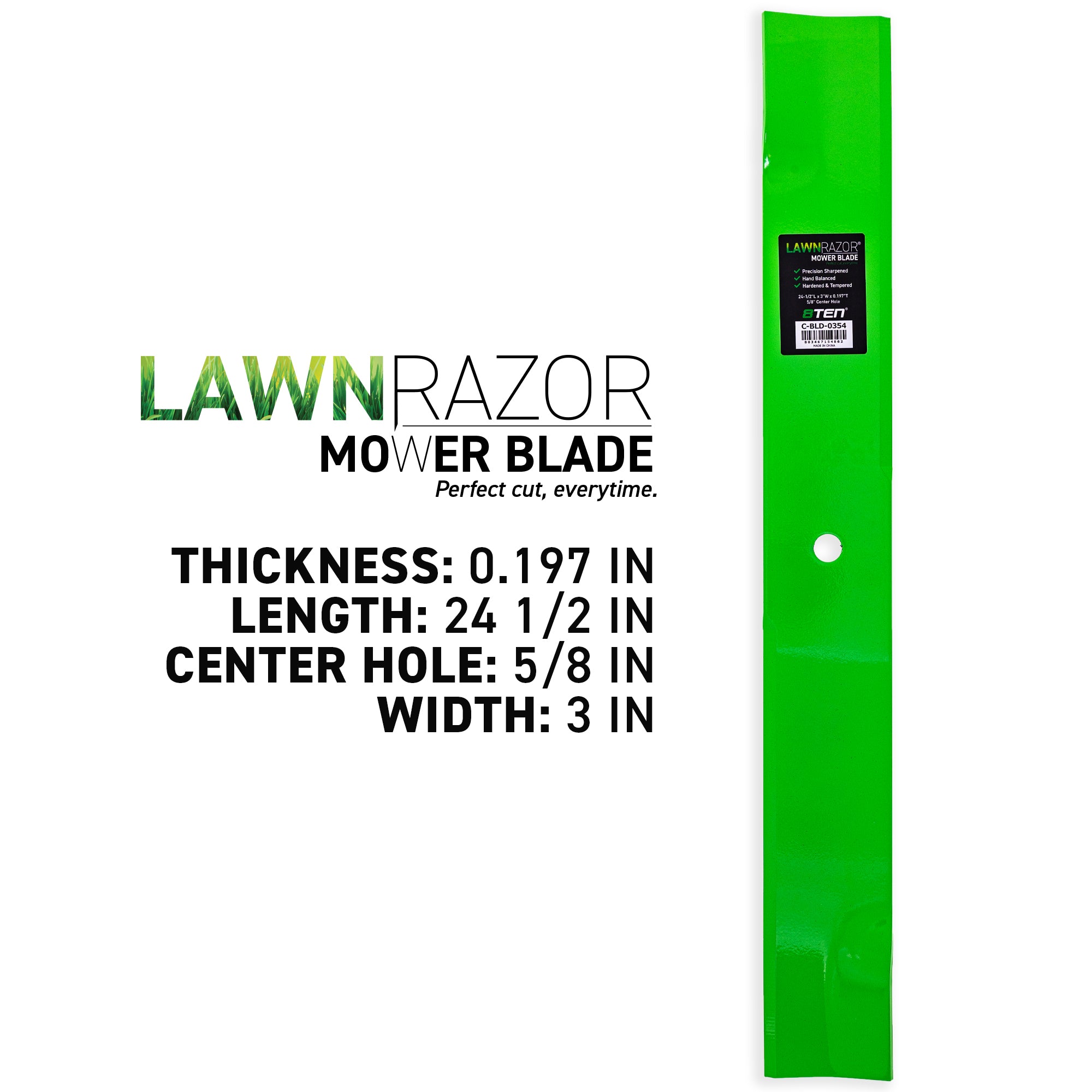 8TEN 810-CBL2576D LawnRAZOR Mower Blade for zOTHER Toro Exmark Lazer