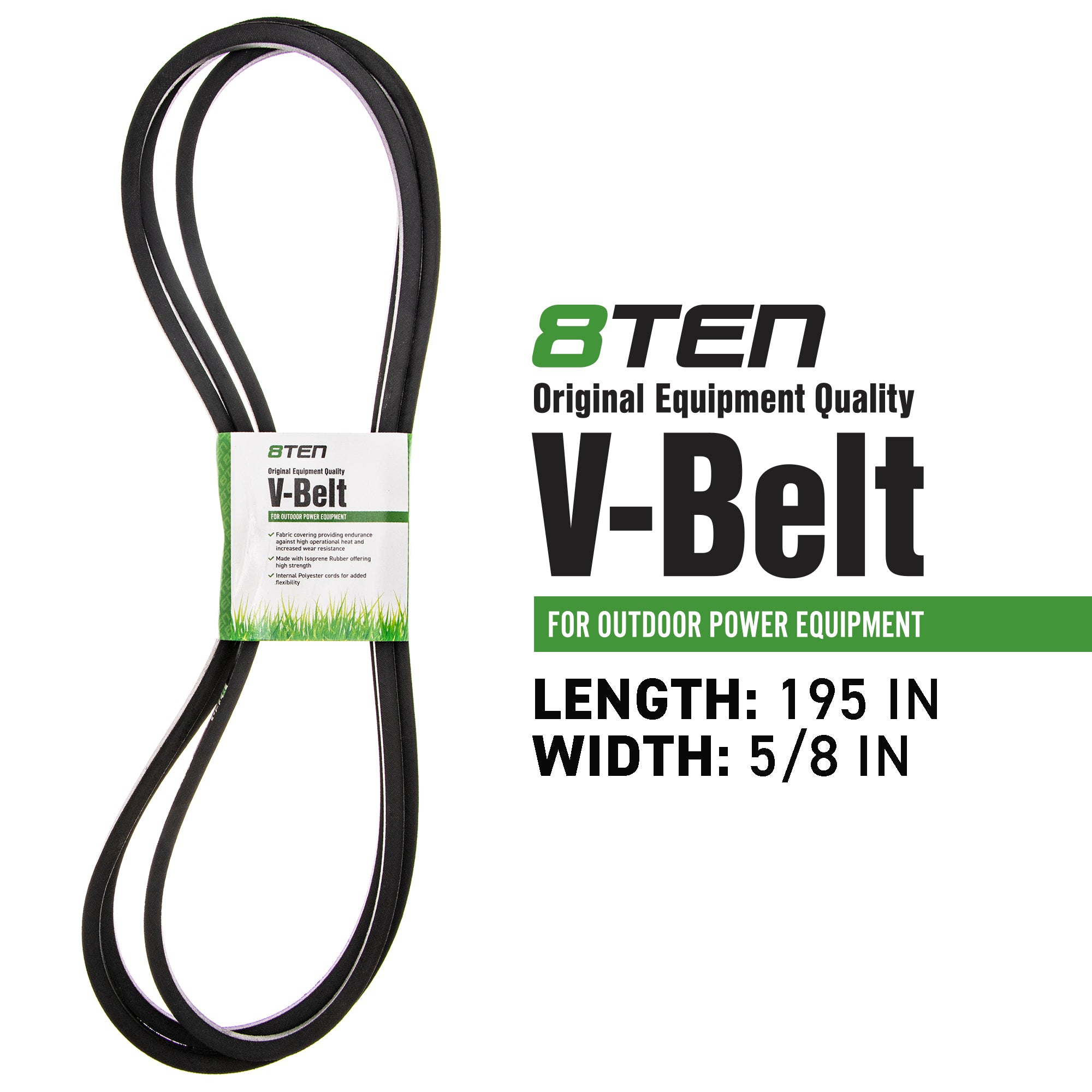 8TEN 810-CBL2201T Deck Belt for Stens MTD Cub Cadet Troy-Bilt