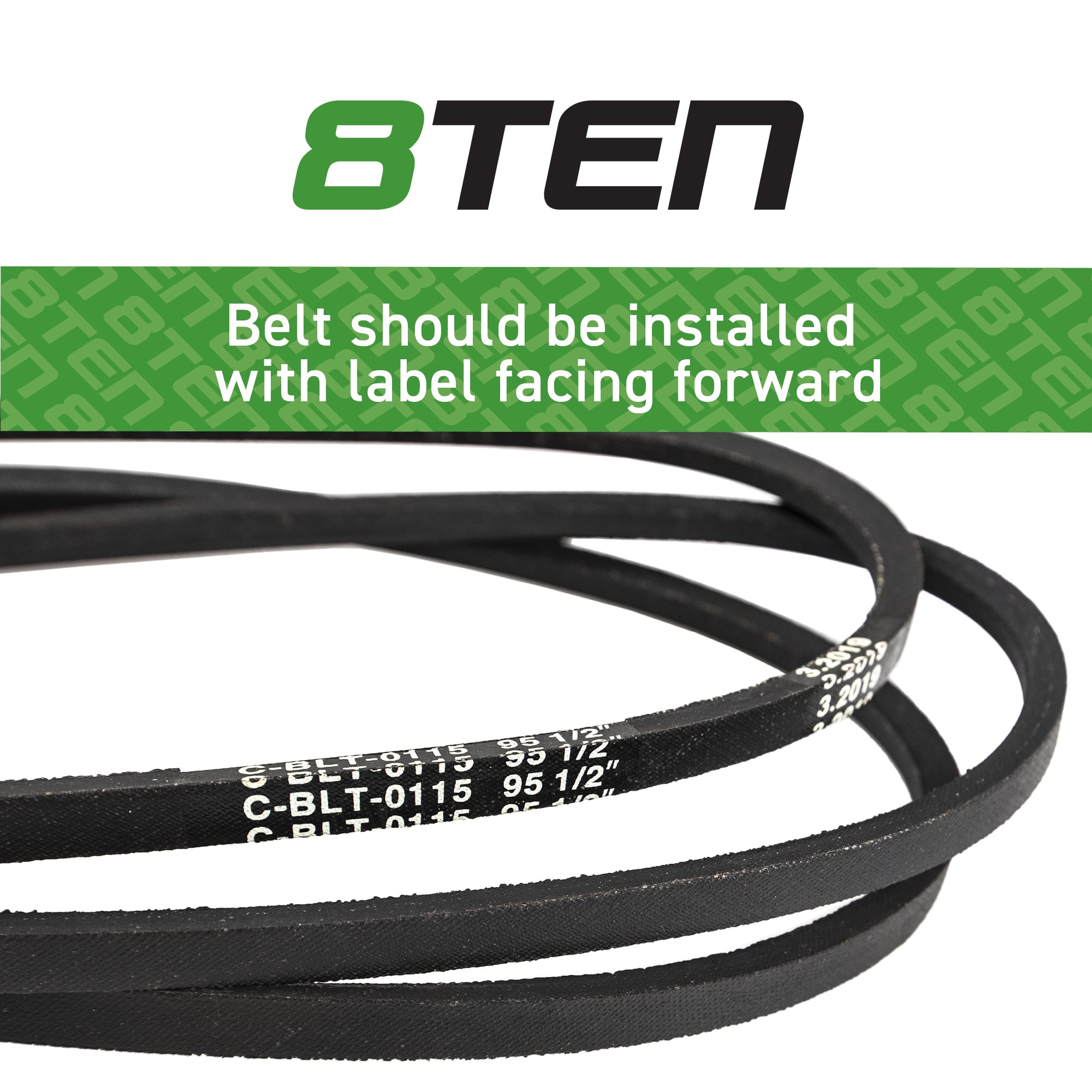 8TEN Drive Belt 130801 138255 532138255 160855 21547082