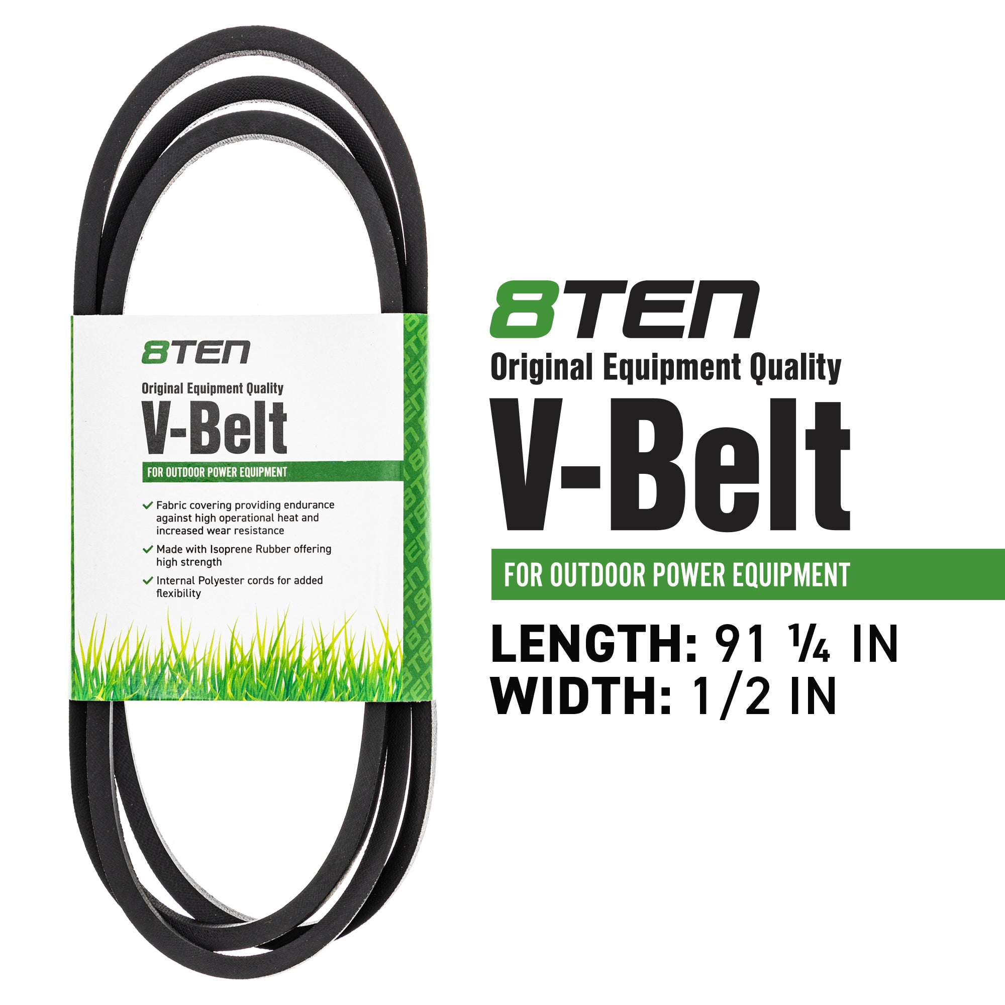 8TEN 810-CBL2431T Deck Belt for Stens Simplicity Generac 107.277741