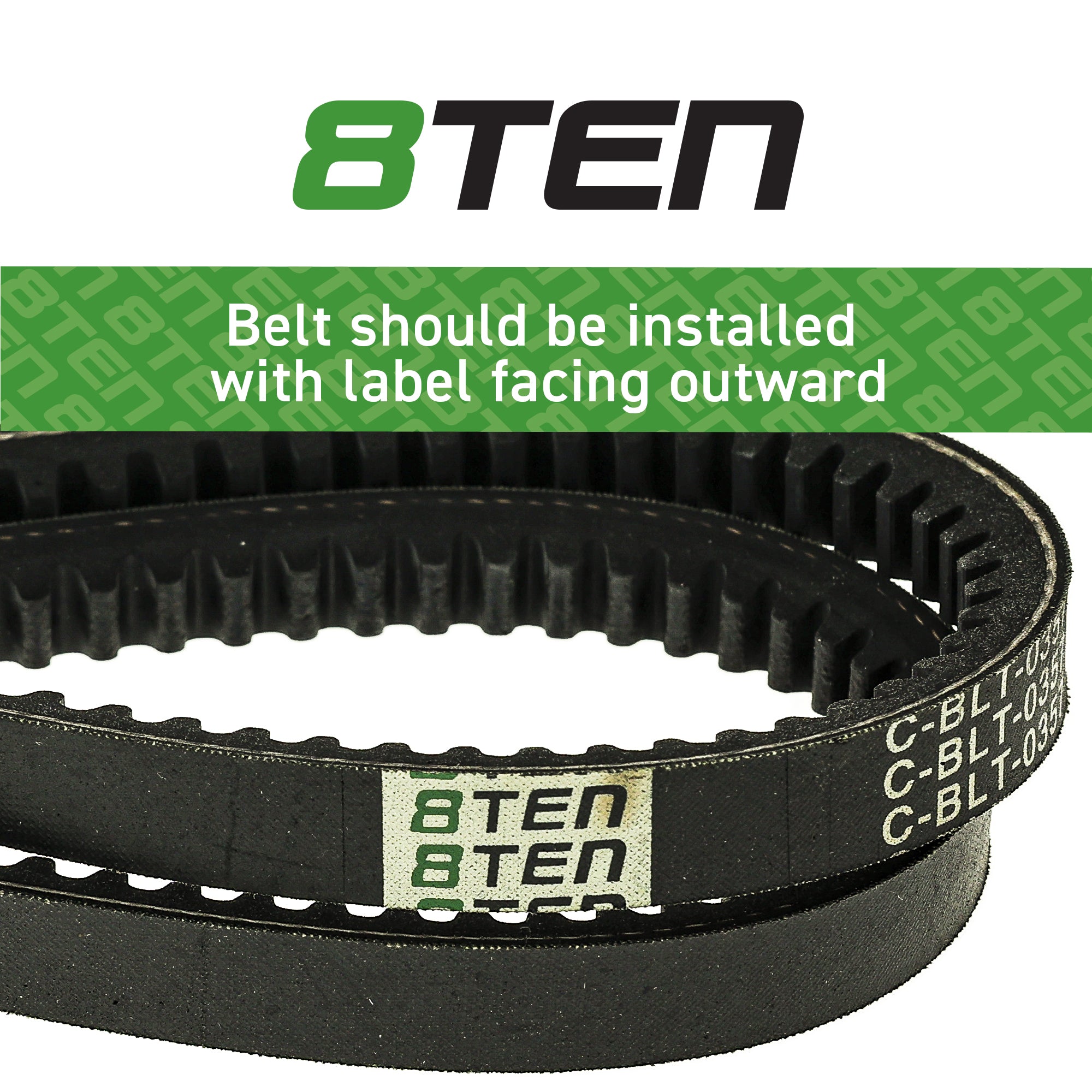 8TEN Cogged Deck Belt 07200038