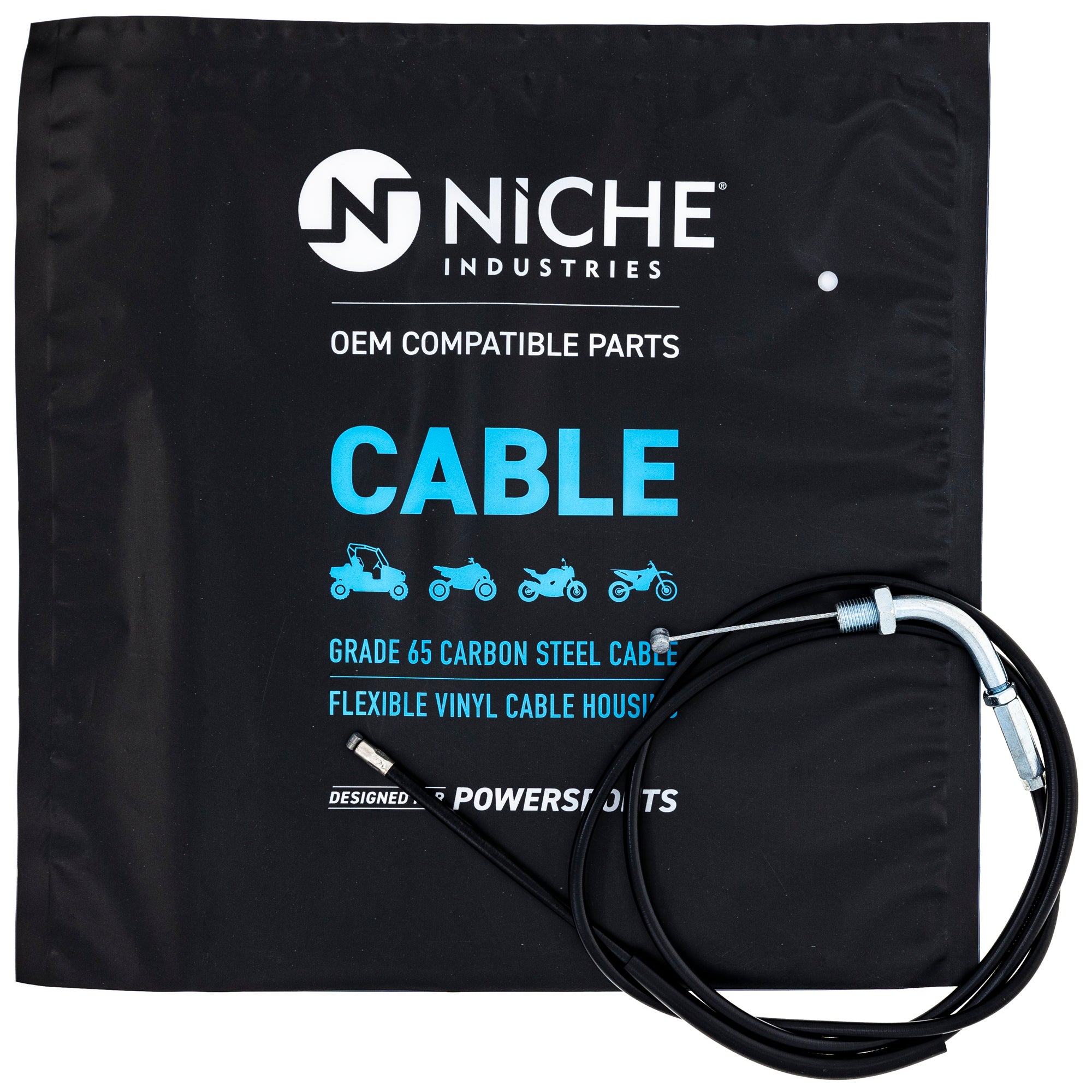 NICHE 519-CCB2246L Throttle Cable for zOTHER QT50