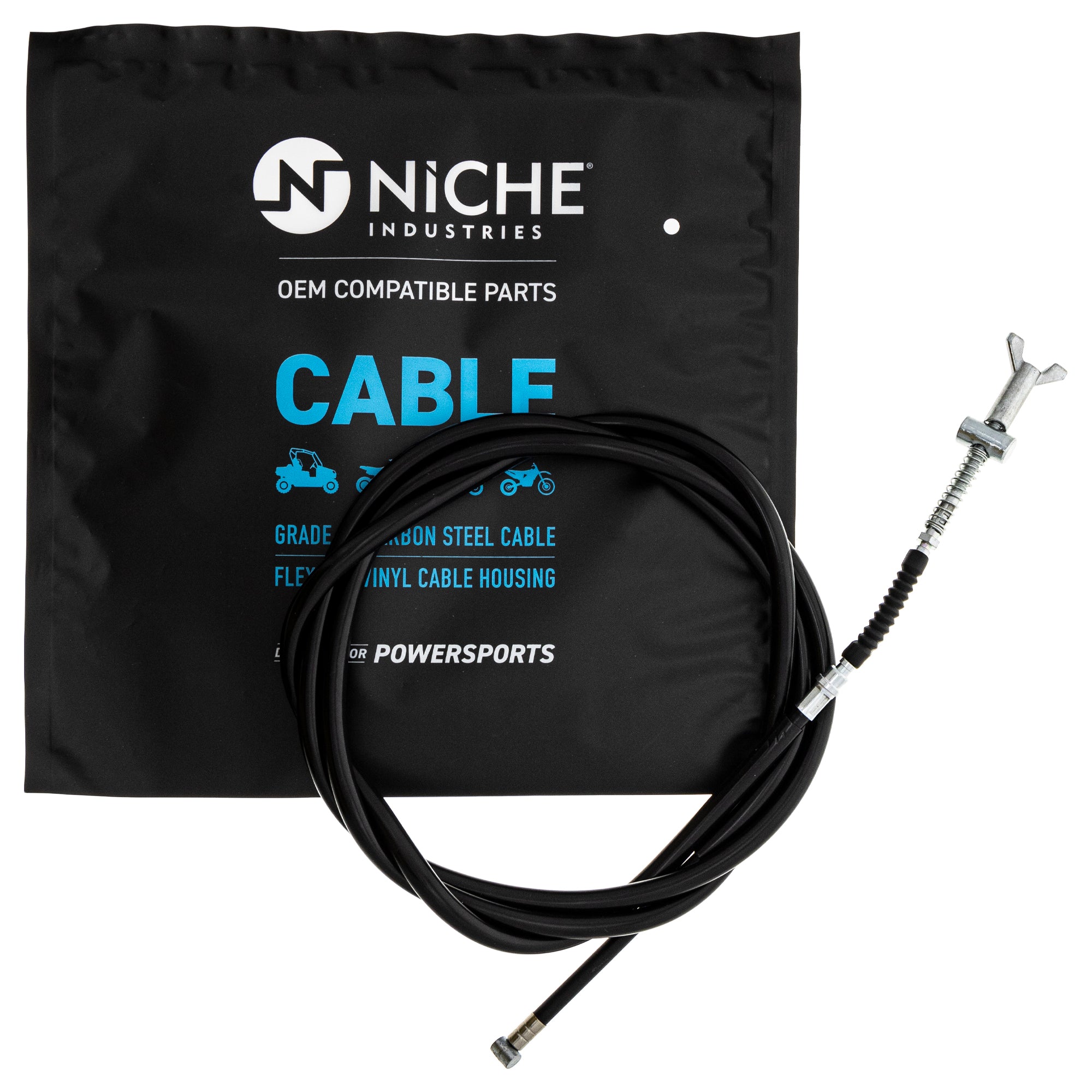 NICHE 519-CCB2212L Rear Hand Brake Cable for zOTHER Twin Prairie