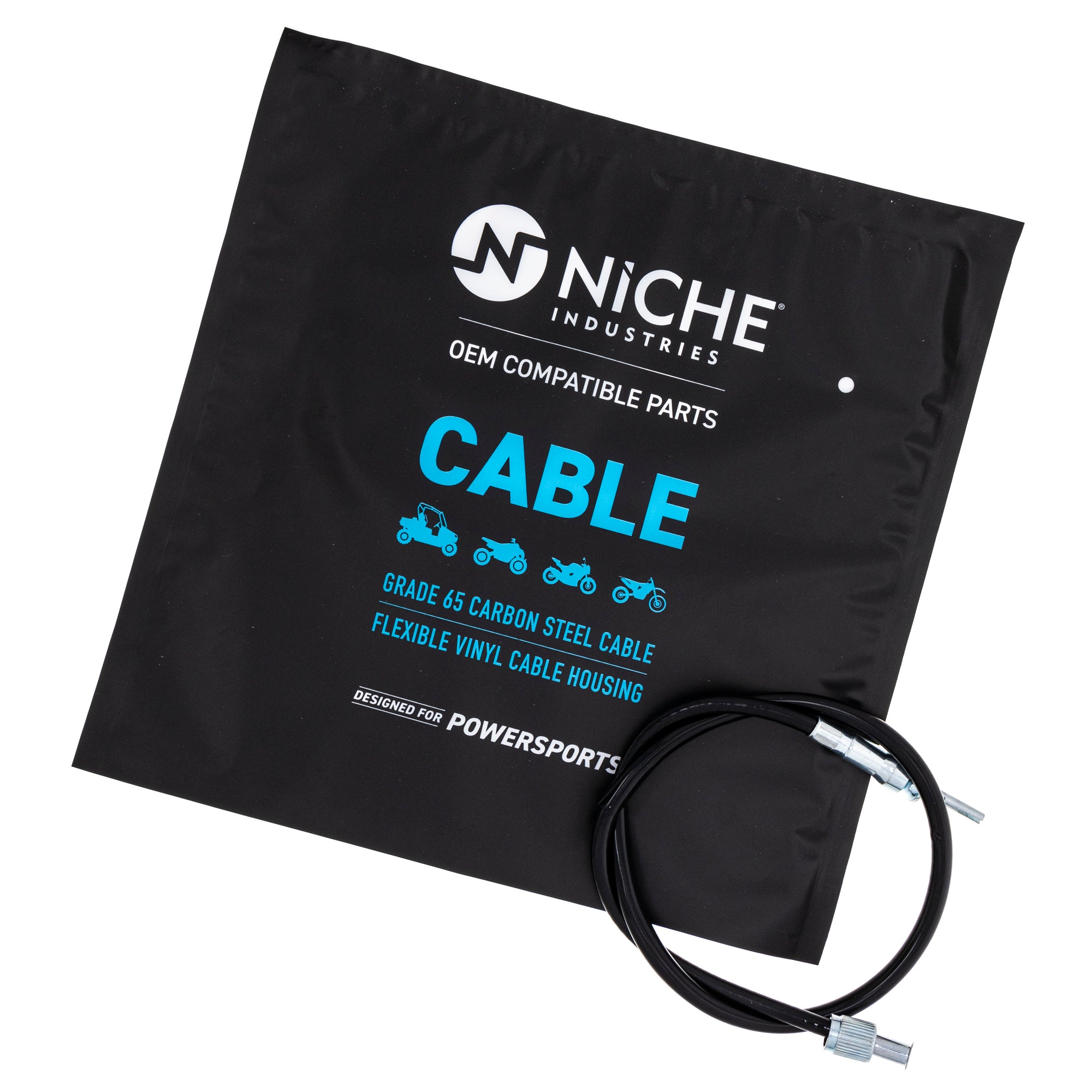 NICHE 519-CCB2346L Tachometer Cable for zOTHER Super Silver Scrambler
