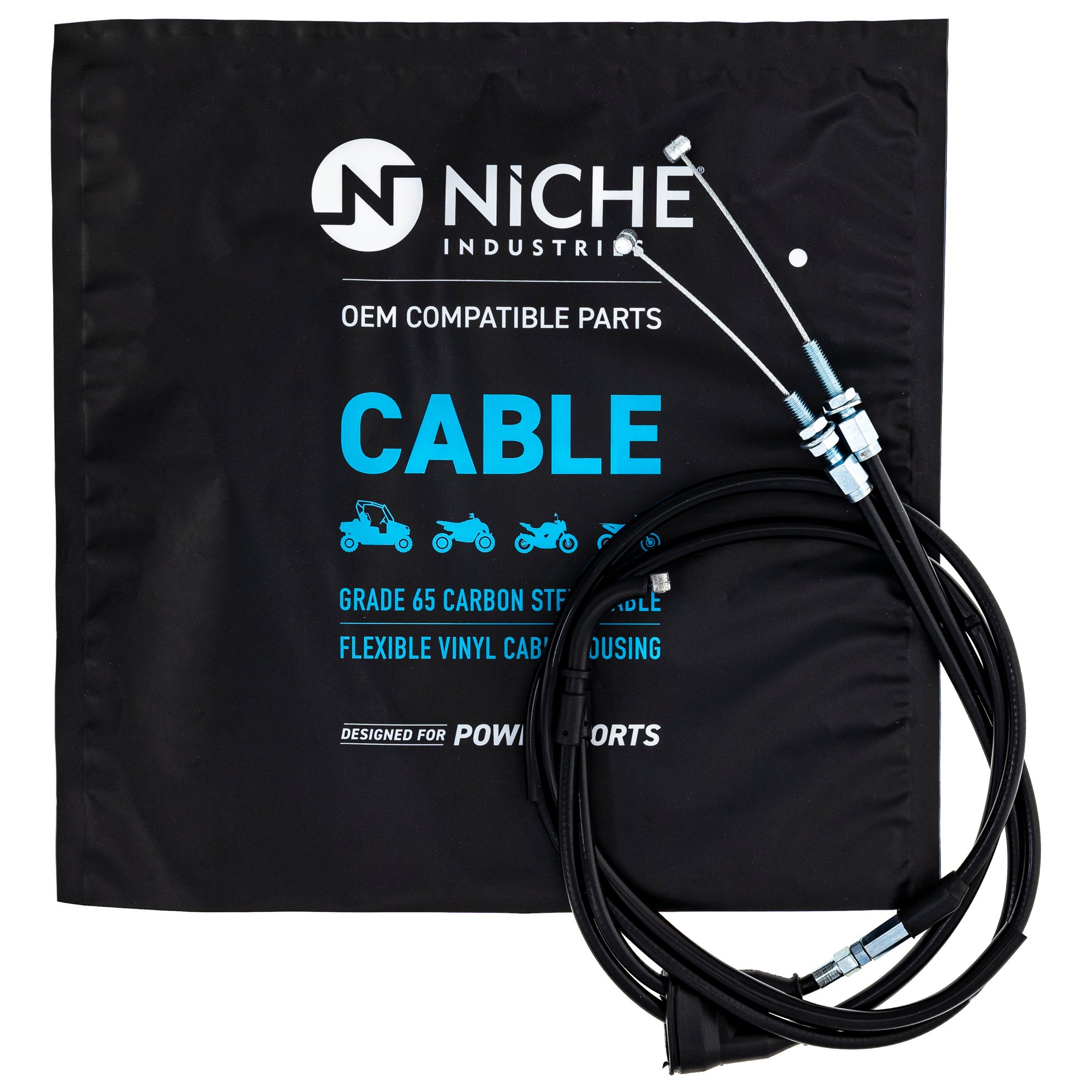 NICHE 519-CCB2421L Throttle Cable Set for zOTHER KX250F