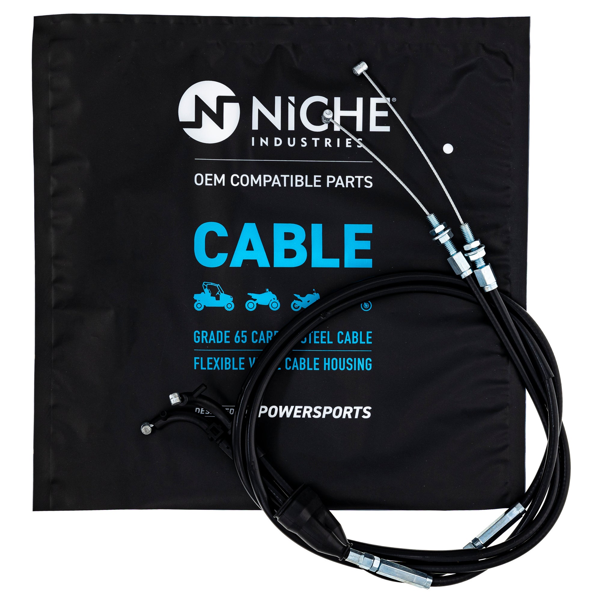 NICHE 519-CCB2418L Throttle Cable Set for zOTHER RMZ250 KX250F