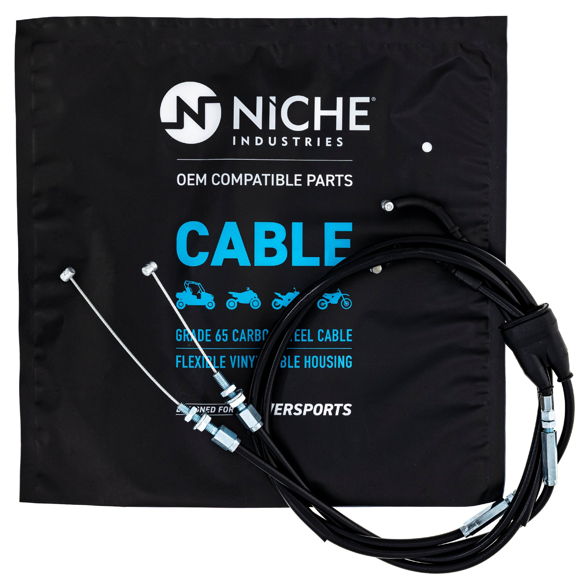 NICHE 519-CCB2520L Throttle Cable Set for zOTHER RMZ450 RMZ250 KX250F