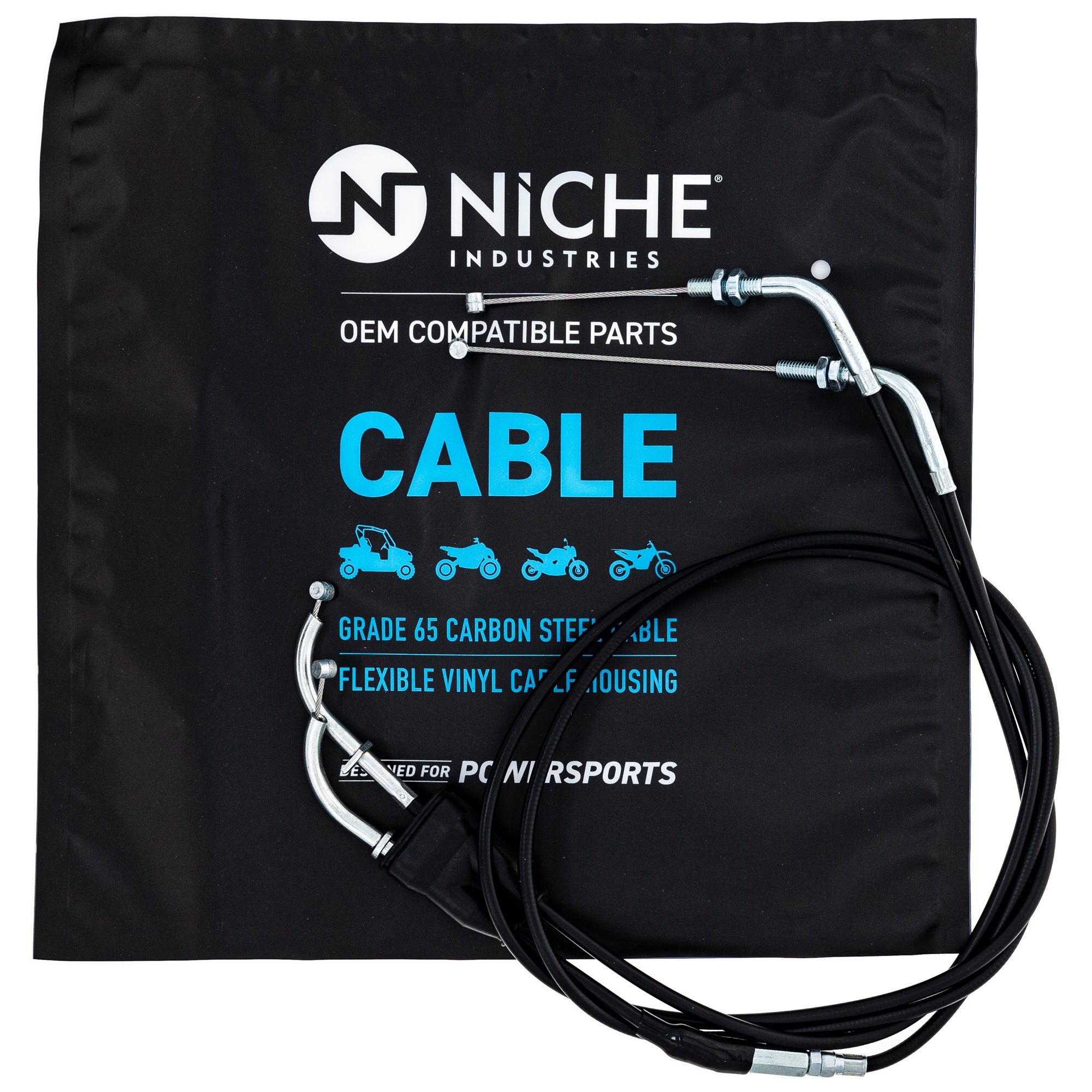 NICHE 519-CCB2706L Throttle Cable Set for zOTHER DR650SE