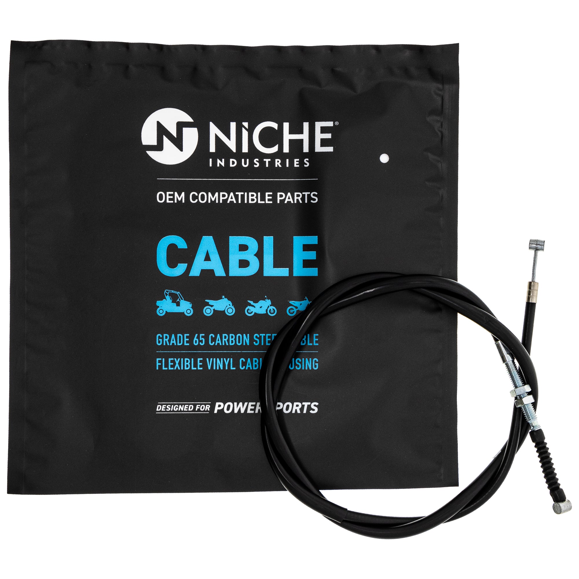 NICHE 519-CCB2845L Clutch Cable for zOTHER Silver CX500 Custom