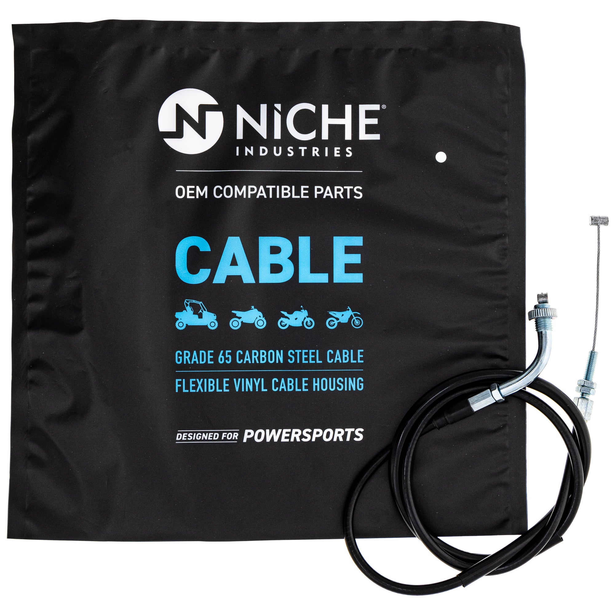 NICHE 519-CCB2896L Pull Throttle Cable for zOTHER Shadow