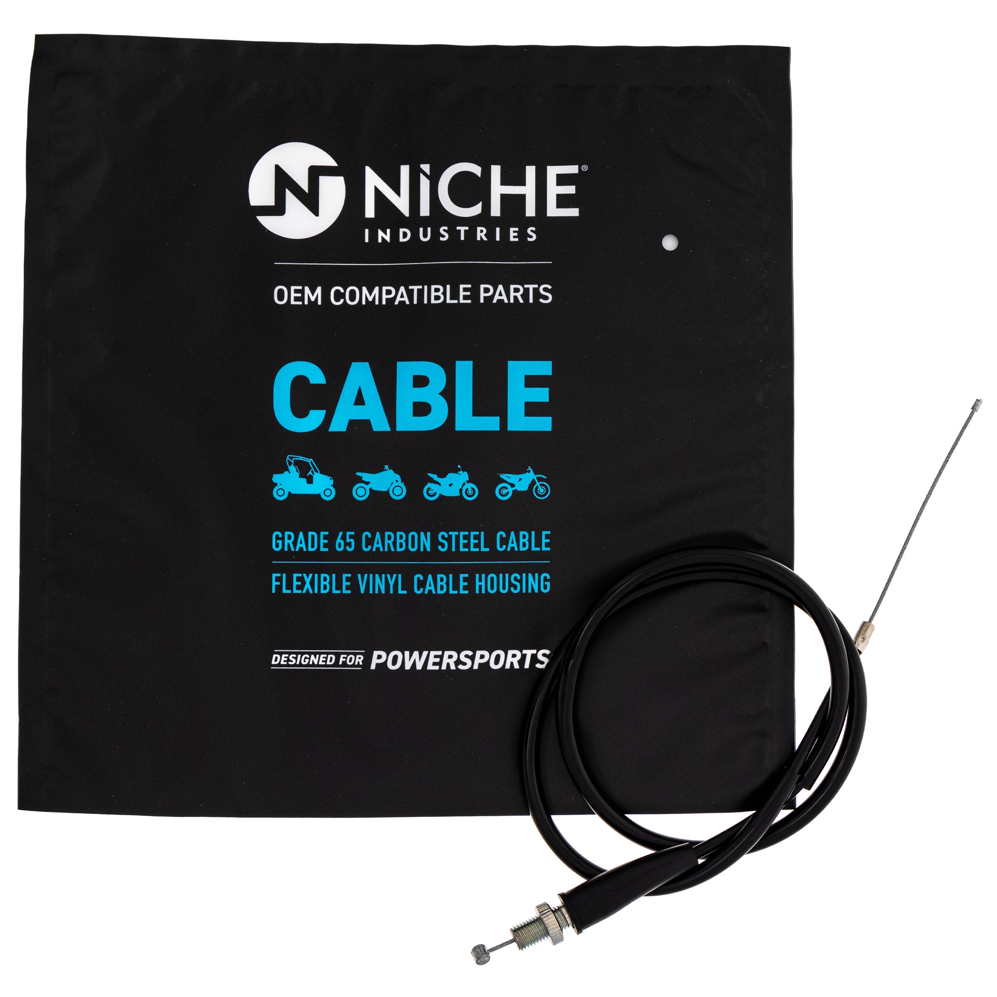 NICHE 519-CCB2965L Throttle Cable for zOTHER Virago Seca Midnight