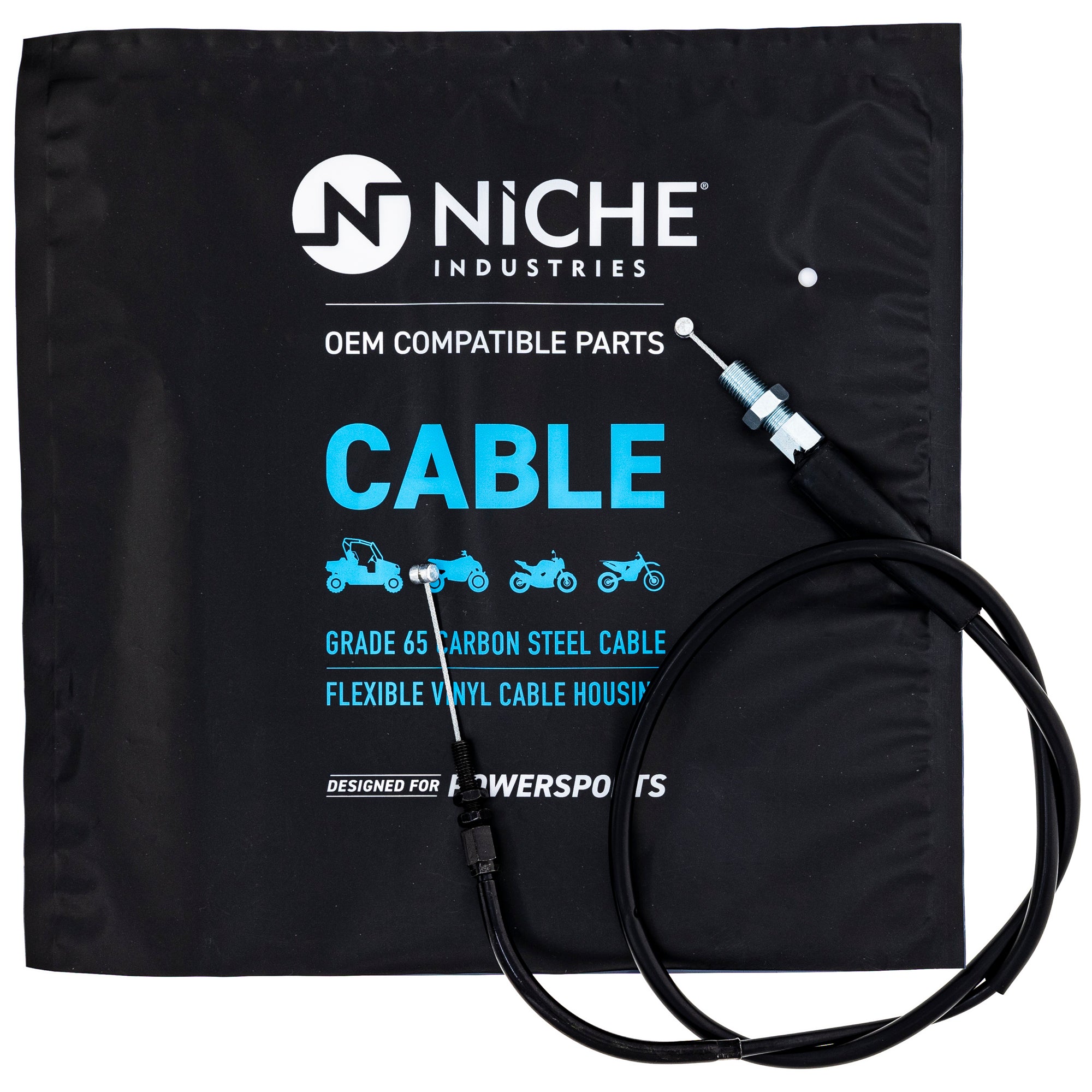 NICHE 519-CCB2039L Throttle Cable for zOTHER Twin Prairie KFX700