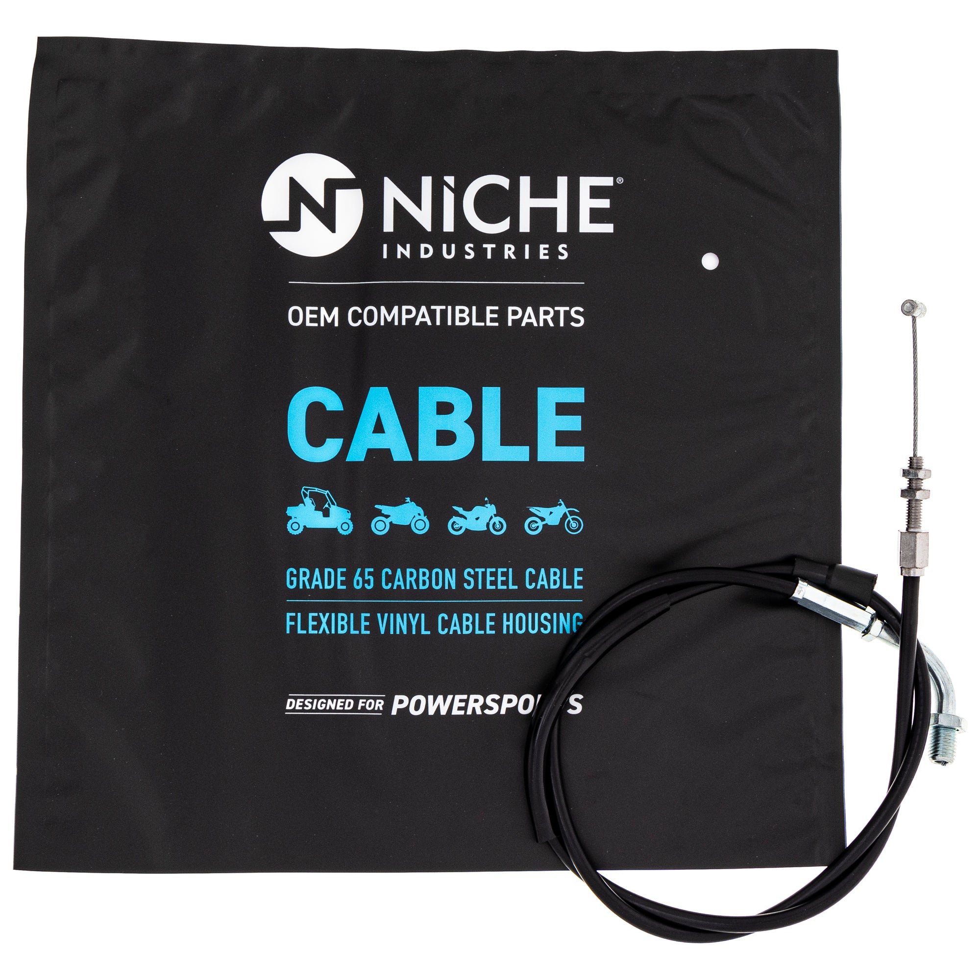 NICHE 519-CCB2145L Pull Throttle Cable for zOTHER Shadow