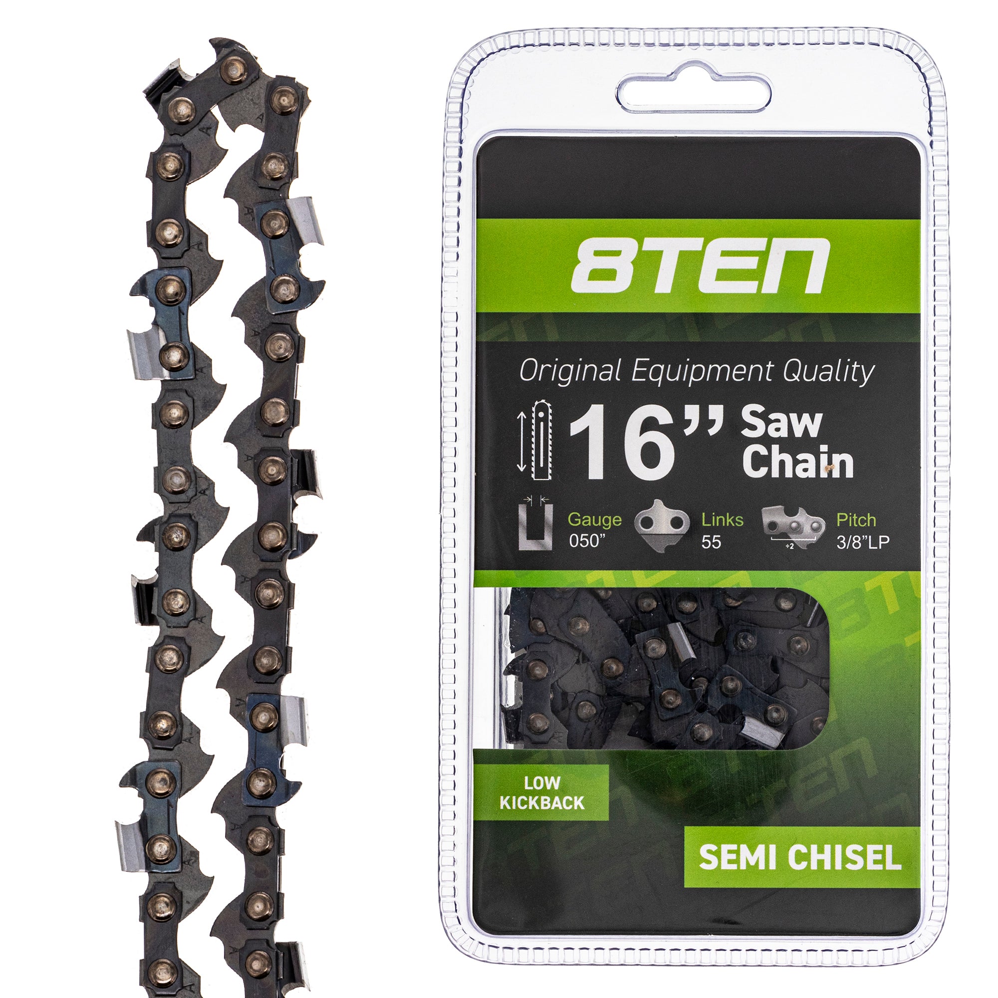 Chainsaw Chain 16 Inch .050 .375 55DL for zOTHER Windsor Stens Oregon Carlton MSE MSA MS 8TEN 810-CCC2245H