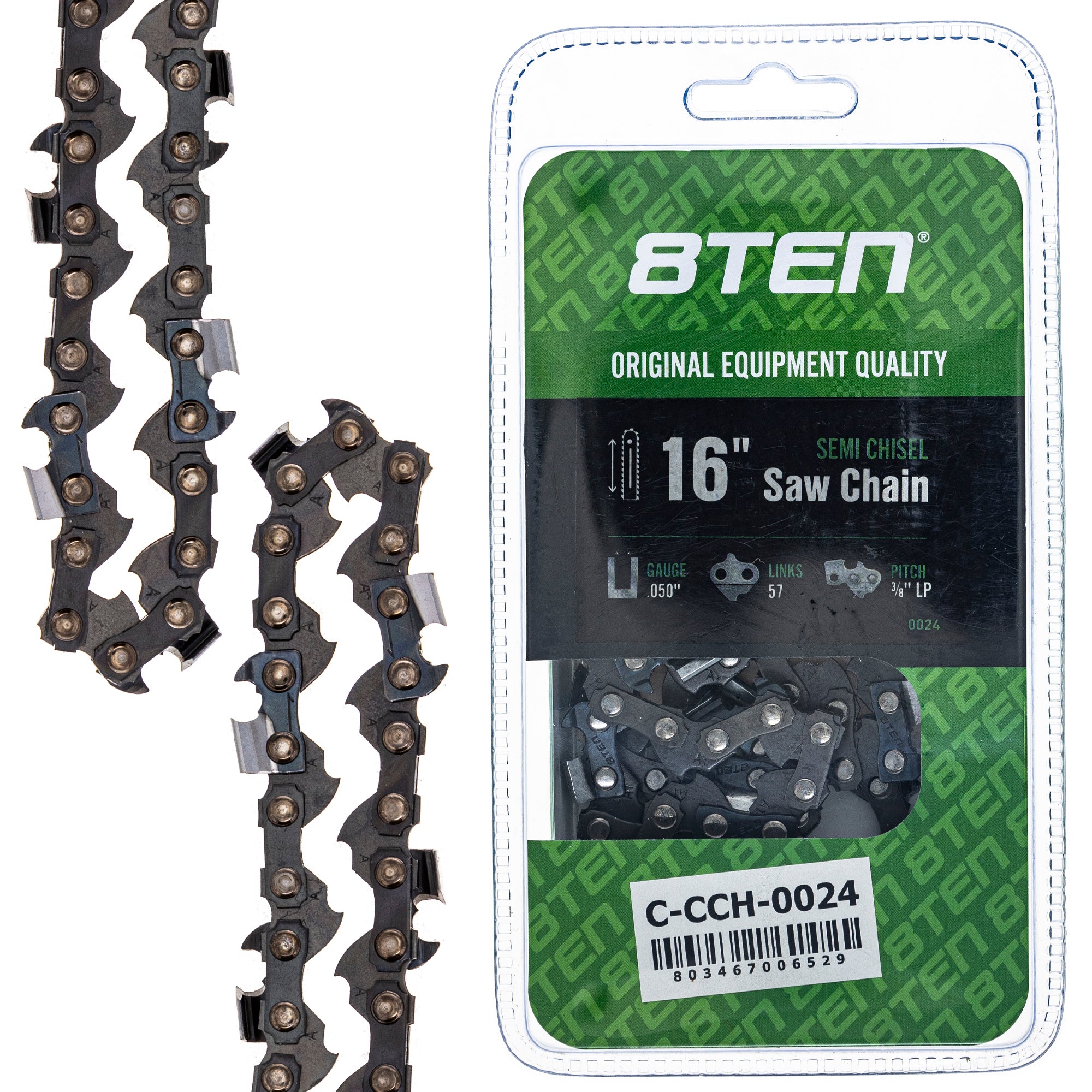 Chainsaw Chain 16 Inch .050 3/8 57DL for zOTHER Windsor Stens Oregon GB Carlton S205 8TEN 810-CCC2246H