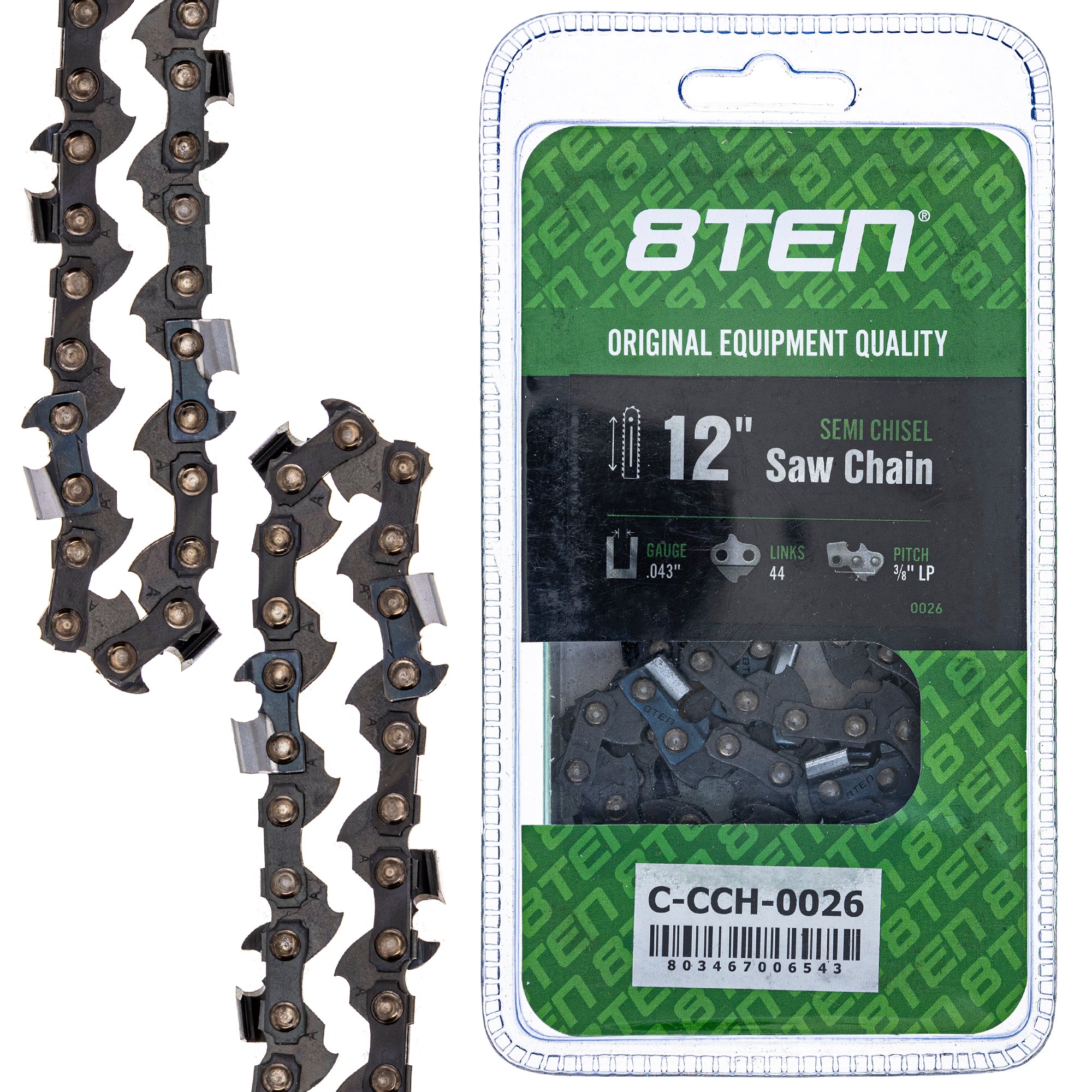Chainsaw Chain .043 3/8 44DL for zOTHER Stens Oregon Ref. Oregon Carlton PPT-266H PPT-266 8TEN 810-CCC2248H